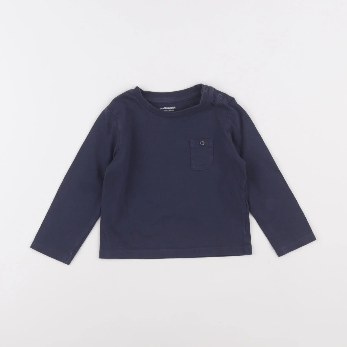 Vertbaudet - tee-shirt bleu - 18 mois