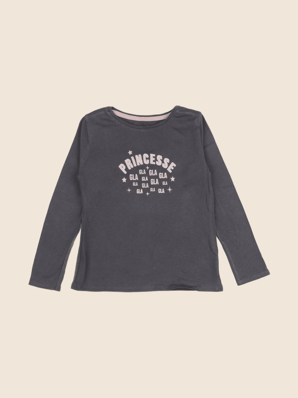 Vertbaudet - tee-shirt gris - 4 ans