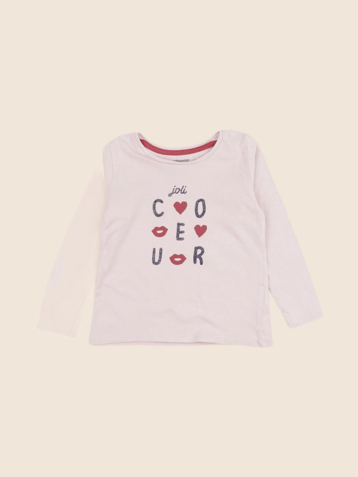Vertbaudet - tee-shirt rose - 3 ans