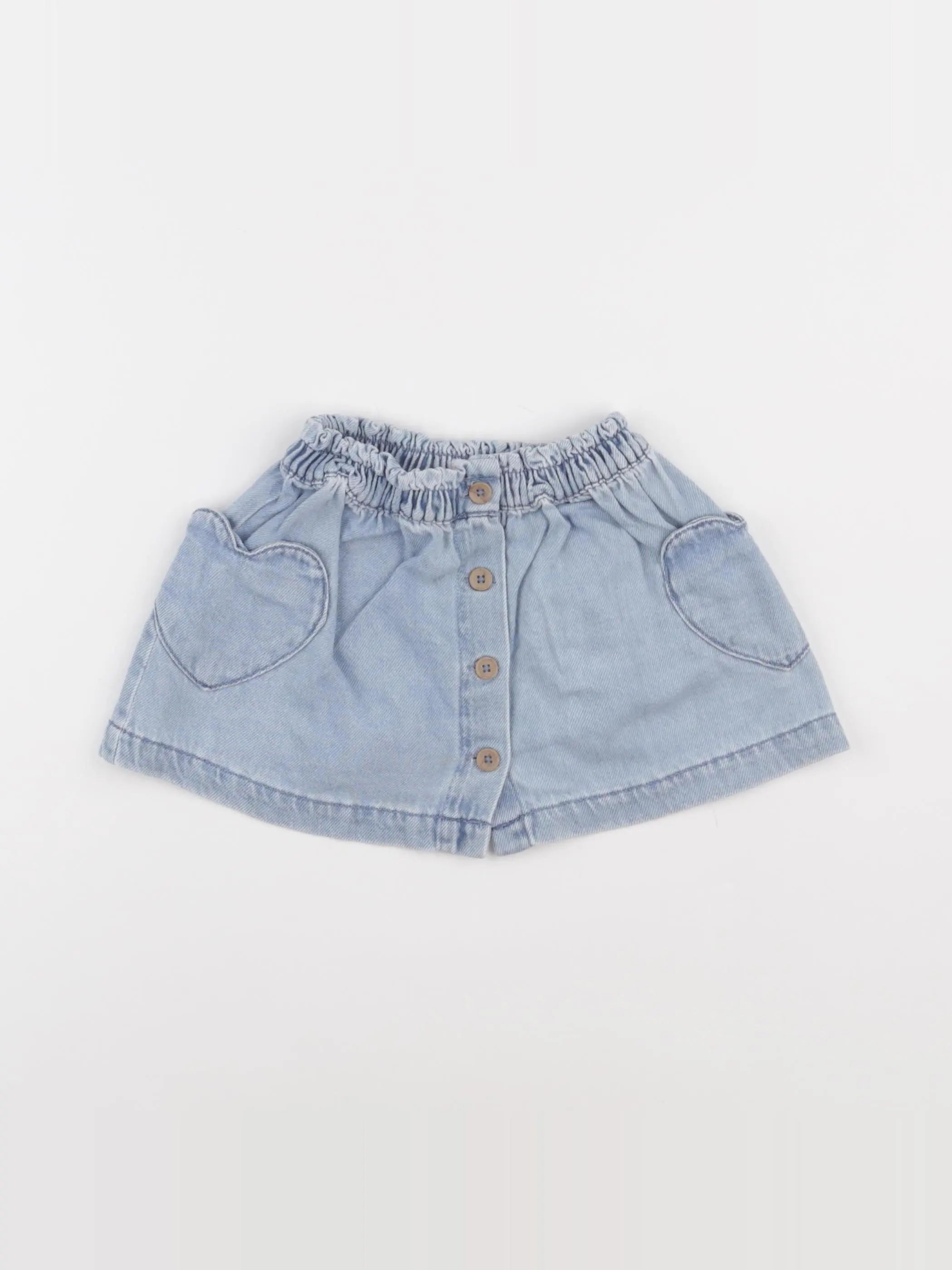 Vertbaudet - jupe bleu - 18 mois