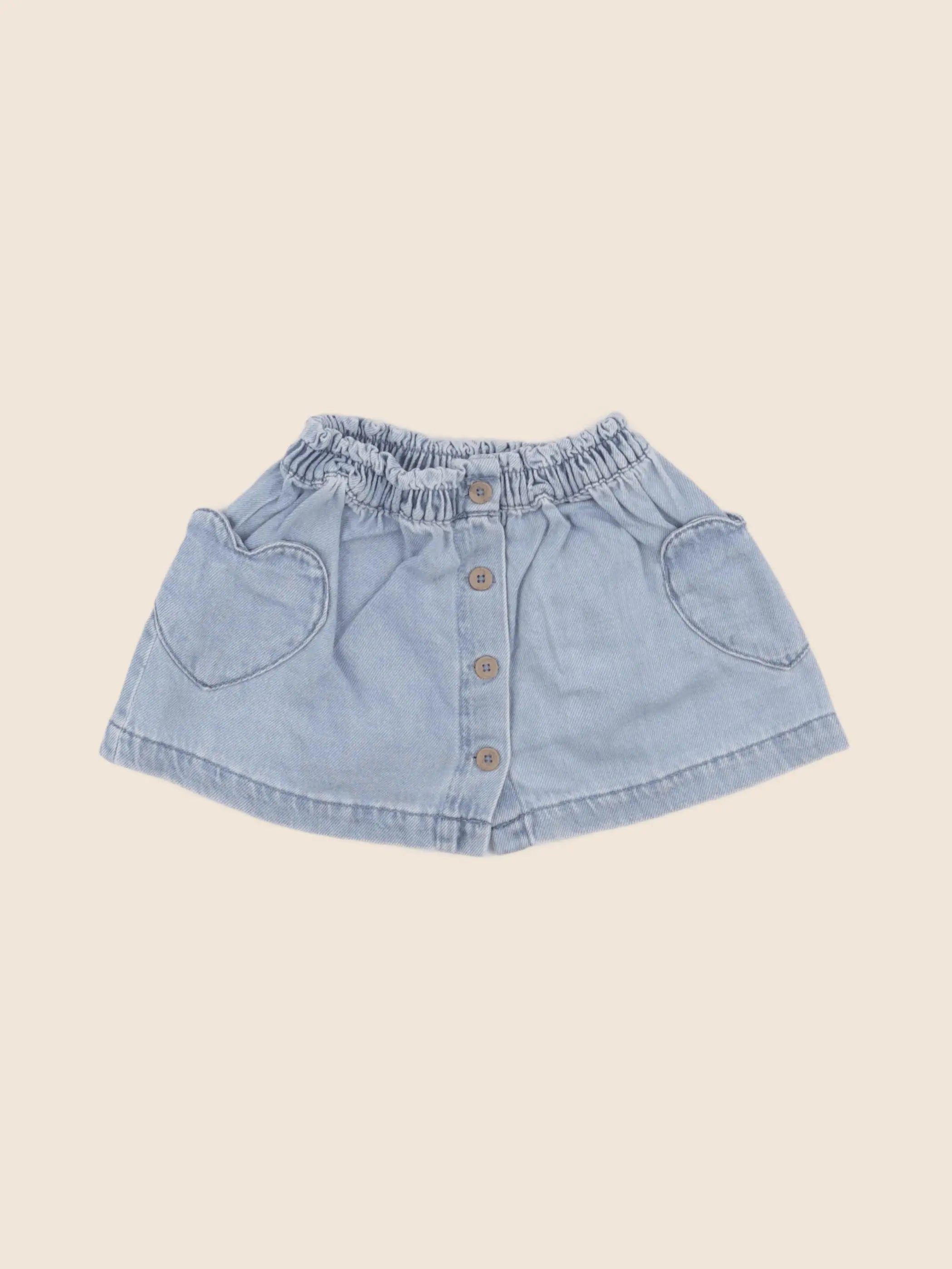 Vertbaudet - jupe bleu - 18 mois