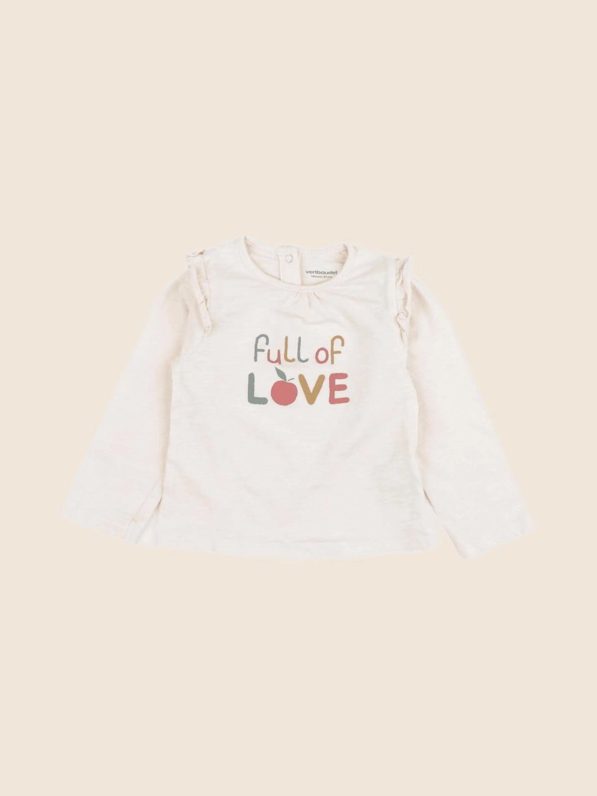 Vertbaudet - tee-shirt rose - 18 mois