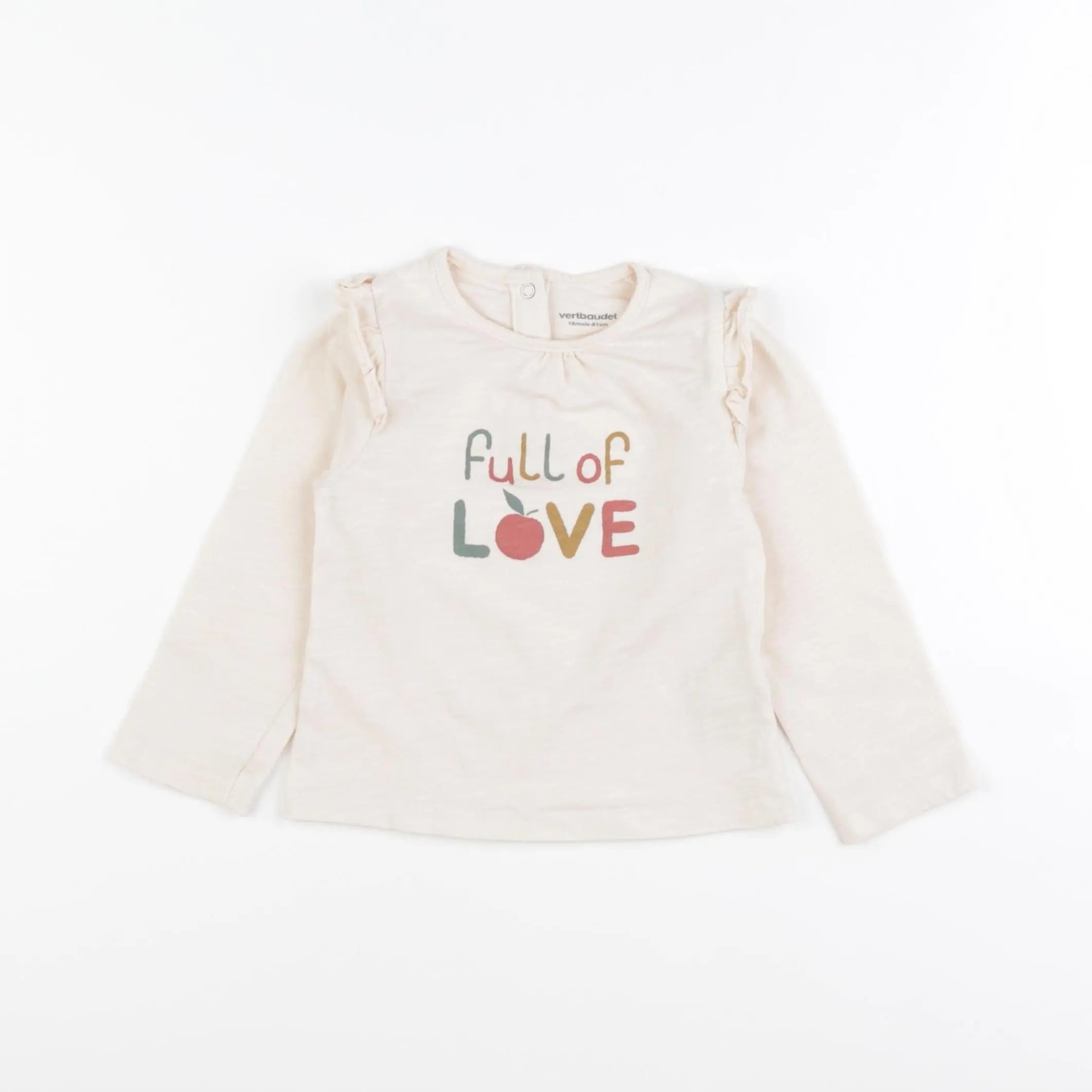 Vertbaudet - tee-shirt rose - 18 mois