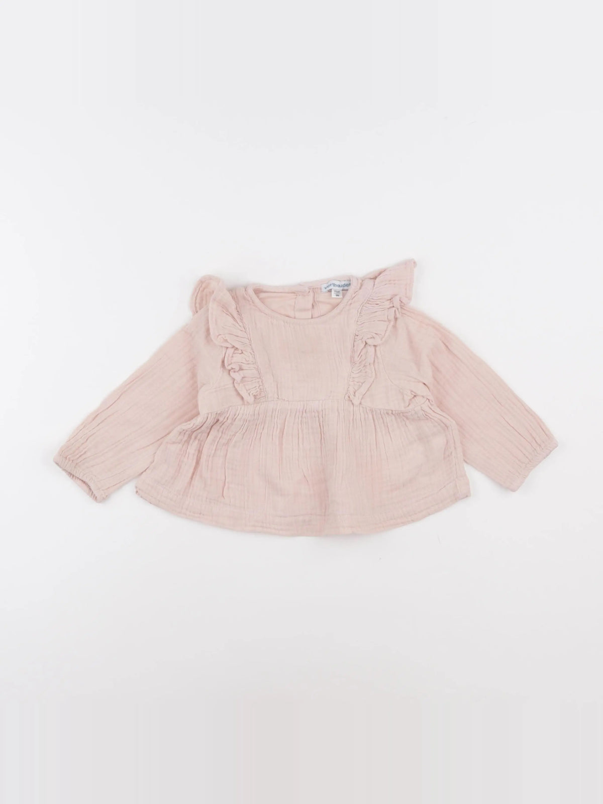 Vertbaudet - blouse rose - 9 mois