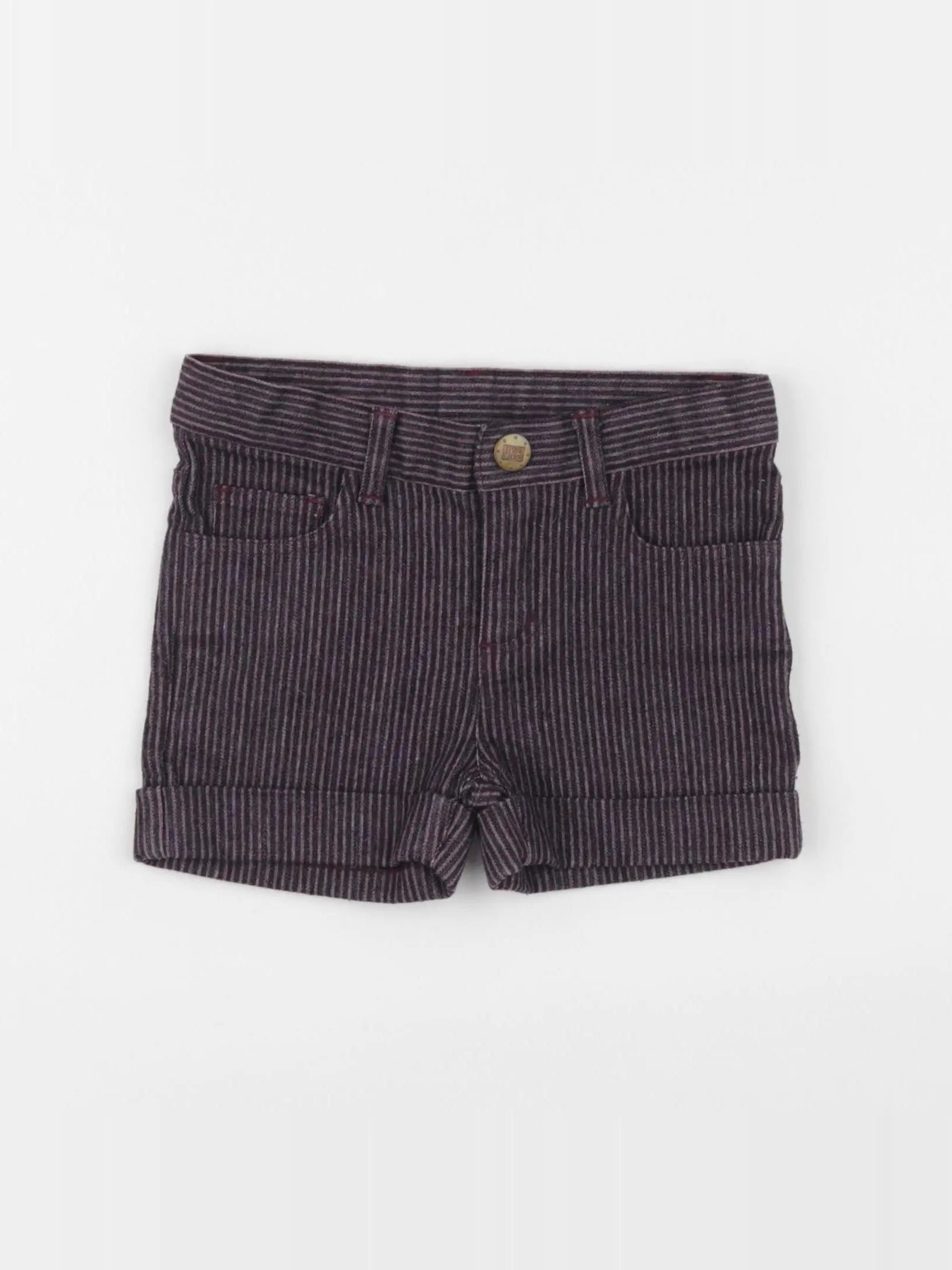 Bonton - short noir, violet - 4 ans