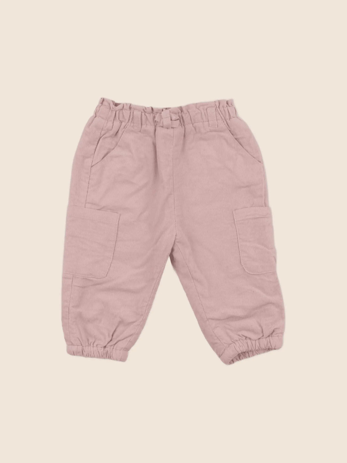 Vertbaudet - pantalon rose - 9 mois
