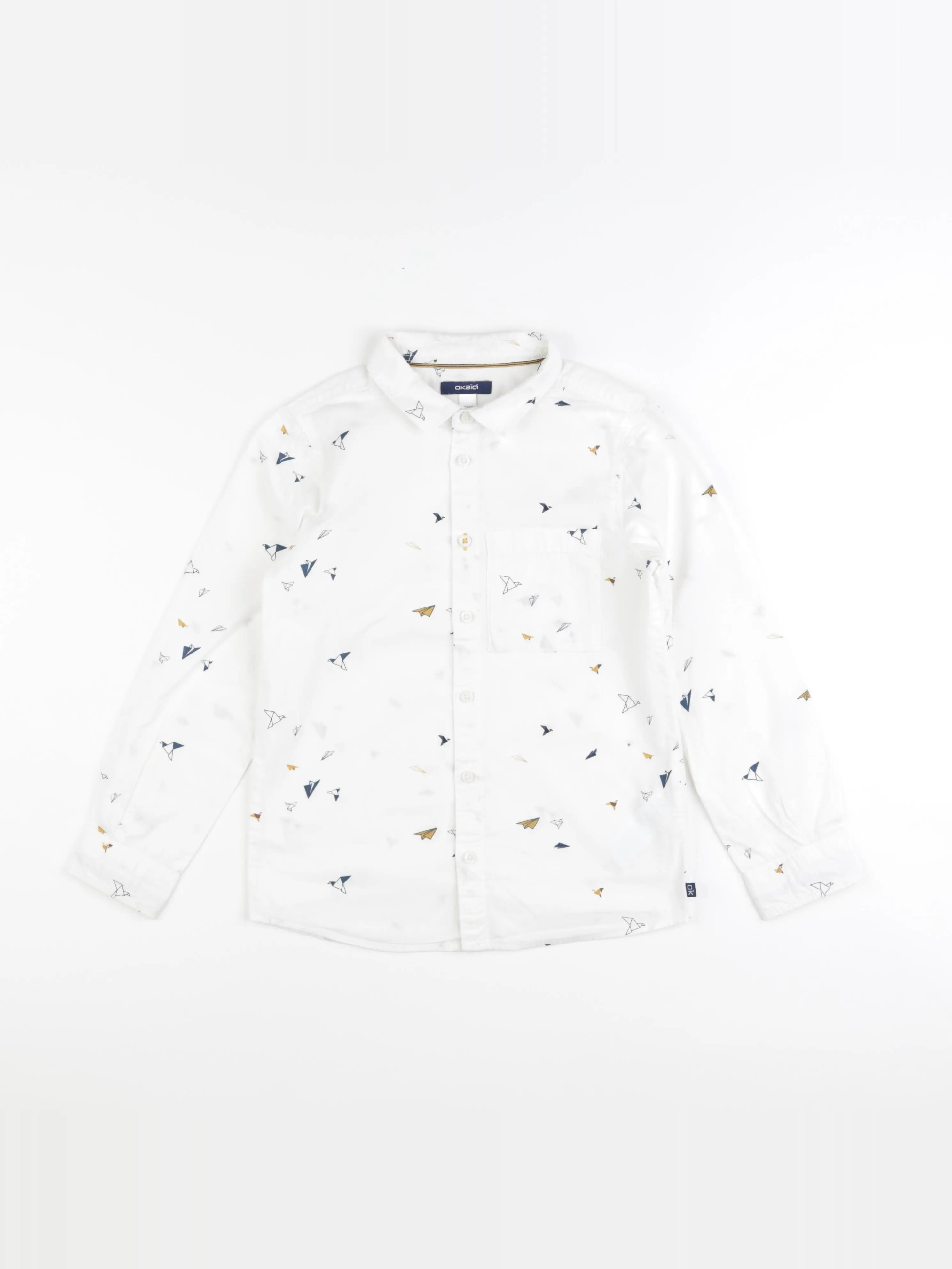 Okaidi - chemise blanc - 8 ans
