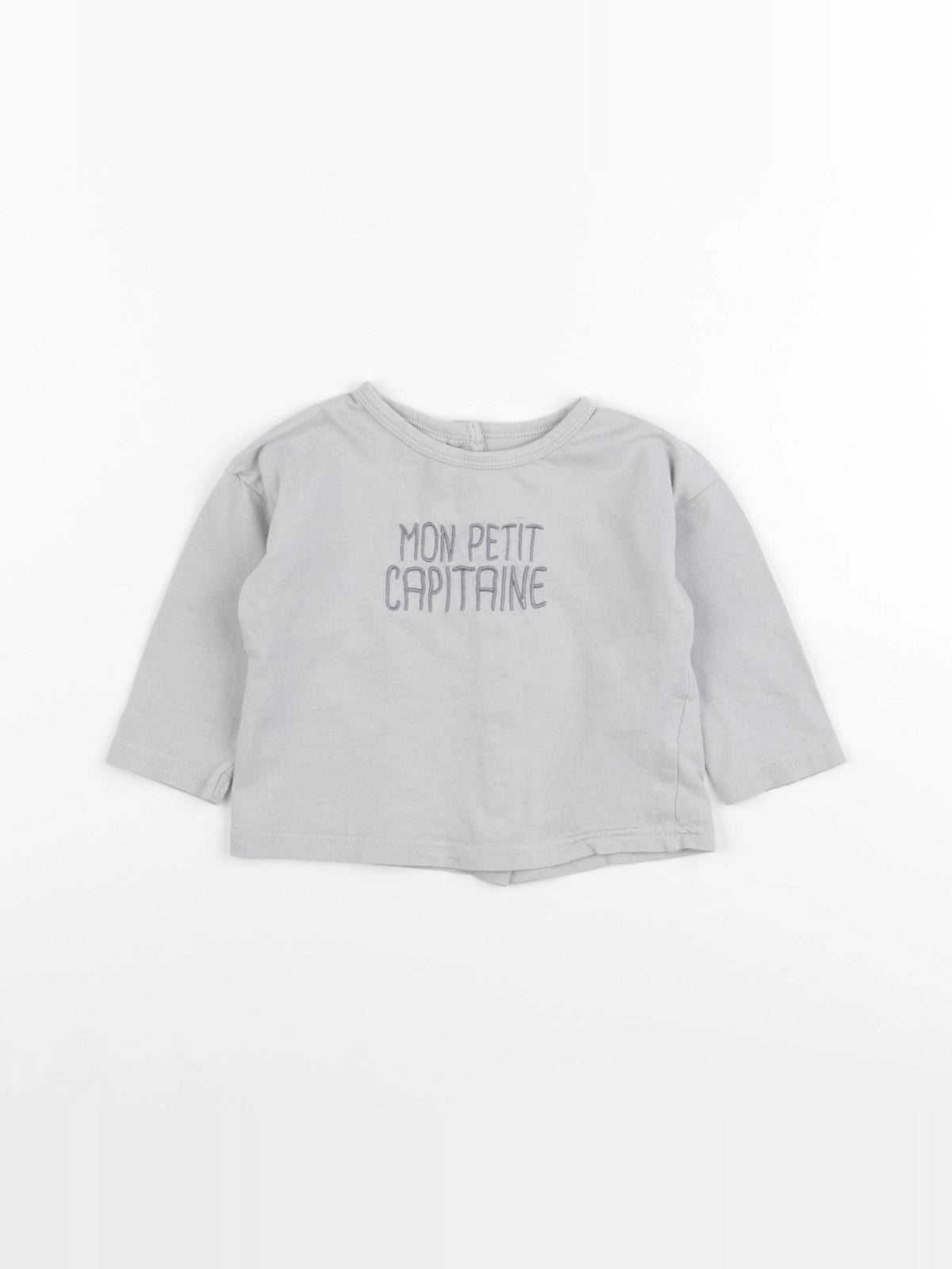 Vertbaudet - tee-shirt gris - 9 mois