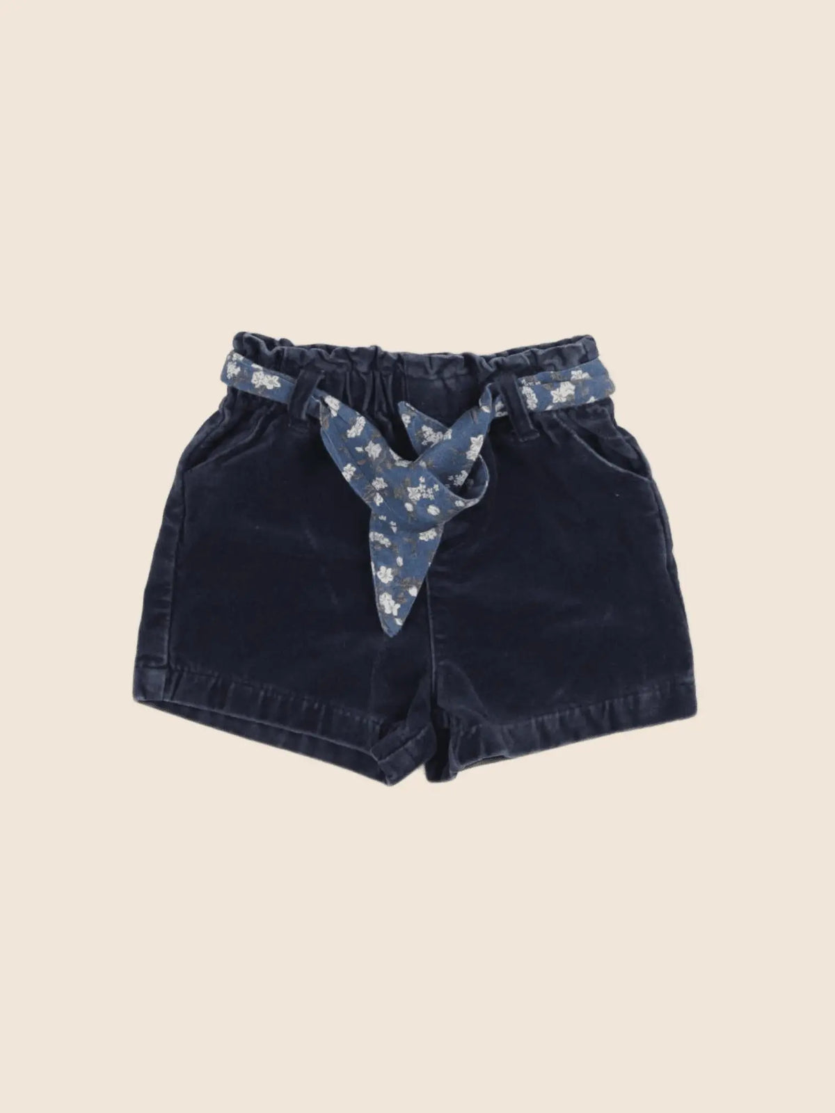 Vertbaudet - short bleu - 9 mois