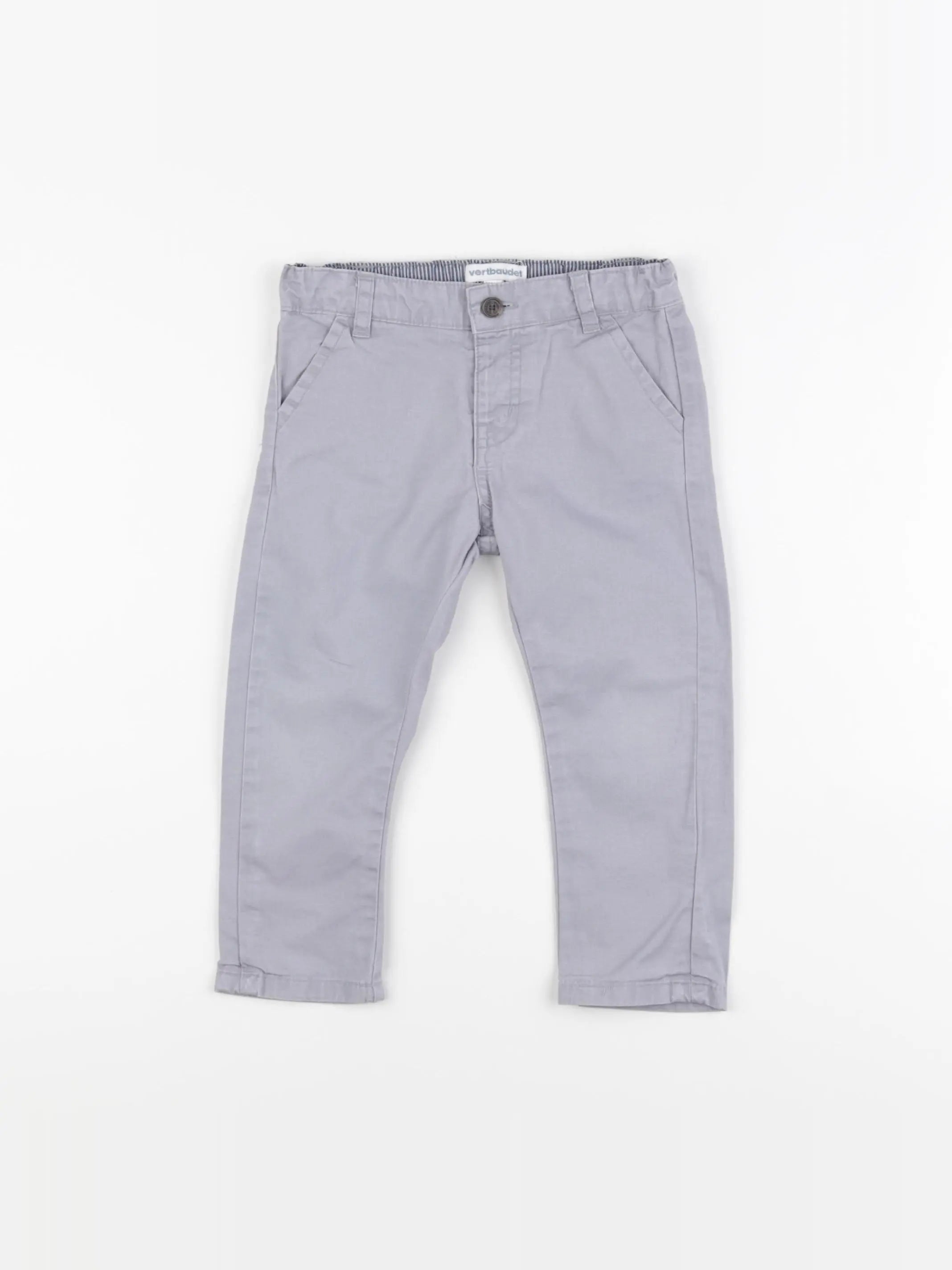 Vertbaudet - pantalon gris - 18 mois
