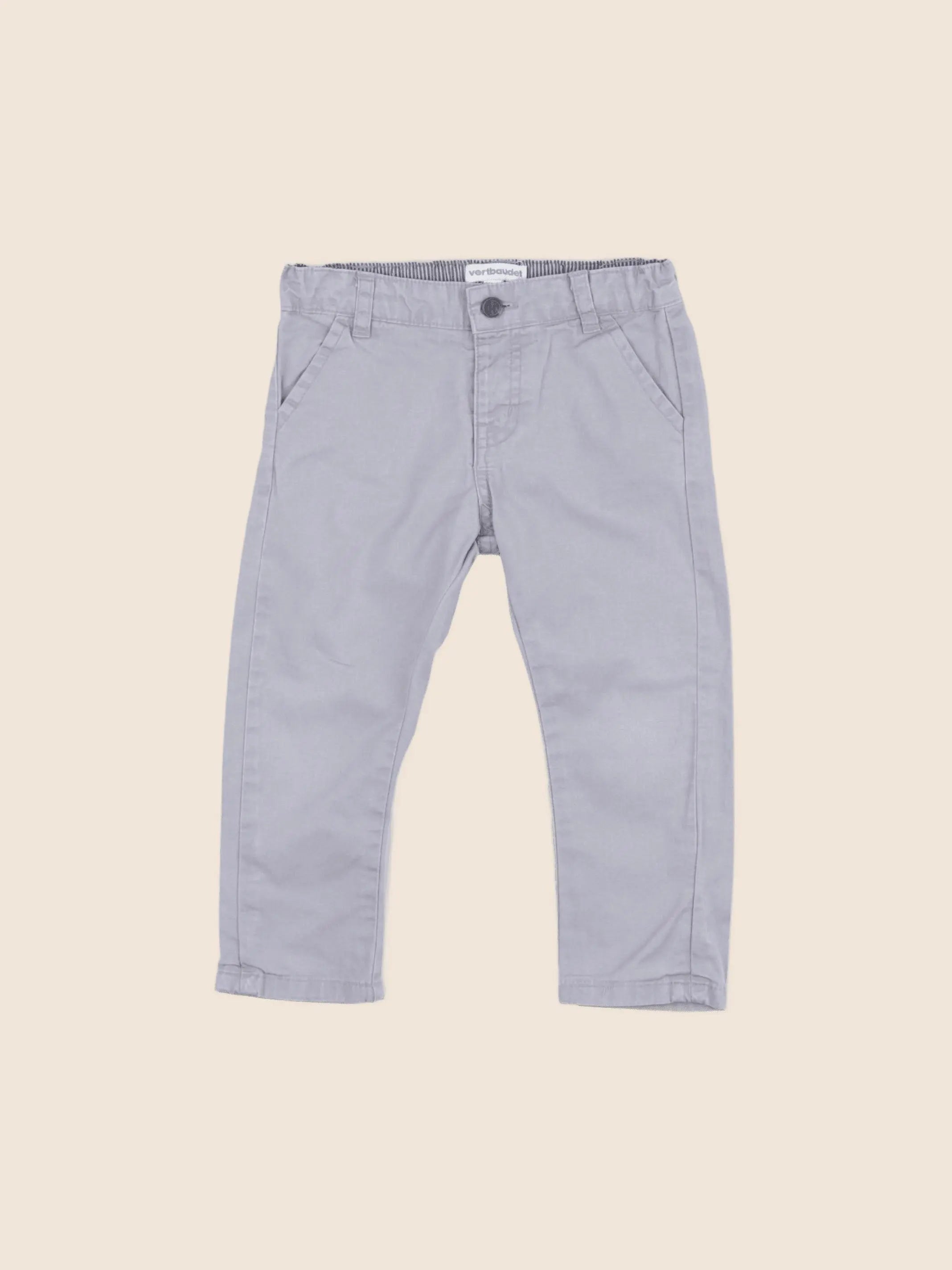 Vertbaudet - pantalon gris - 18 mois