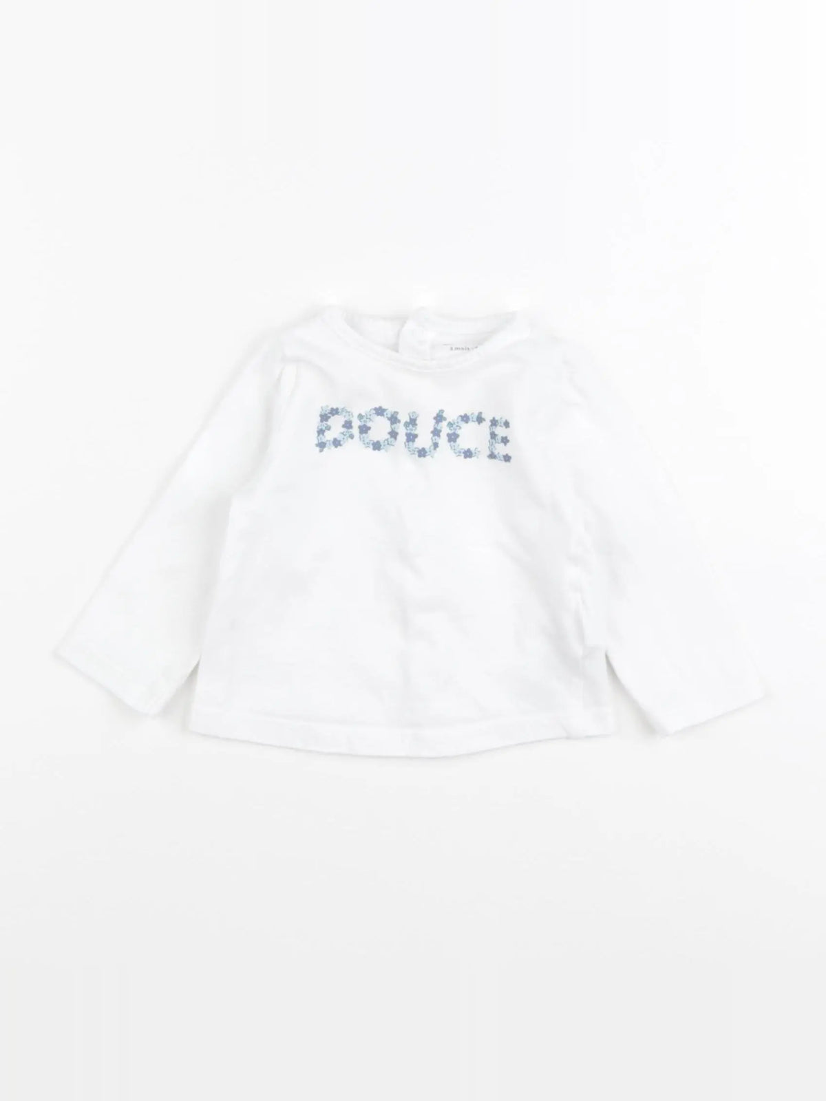 Vertbaudet - tee-shirt blanc - 3 mois