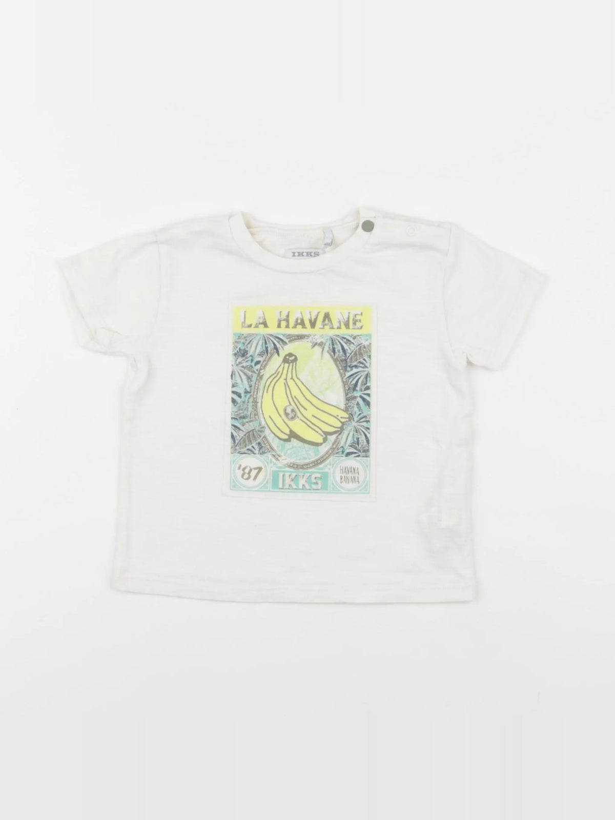 IKKS - tee-shirt beige - 12 mois