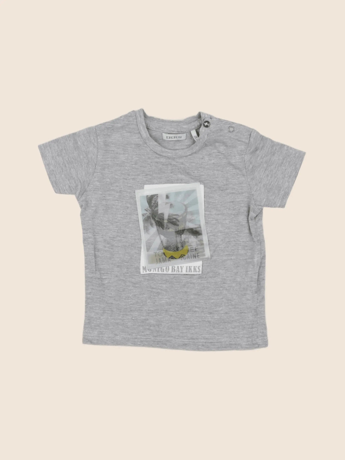 IKKS - tee-shirt gris - 12 mois
