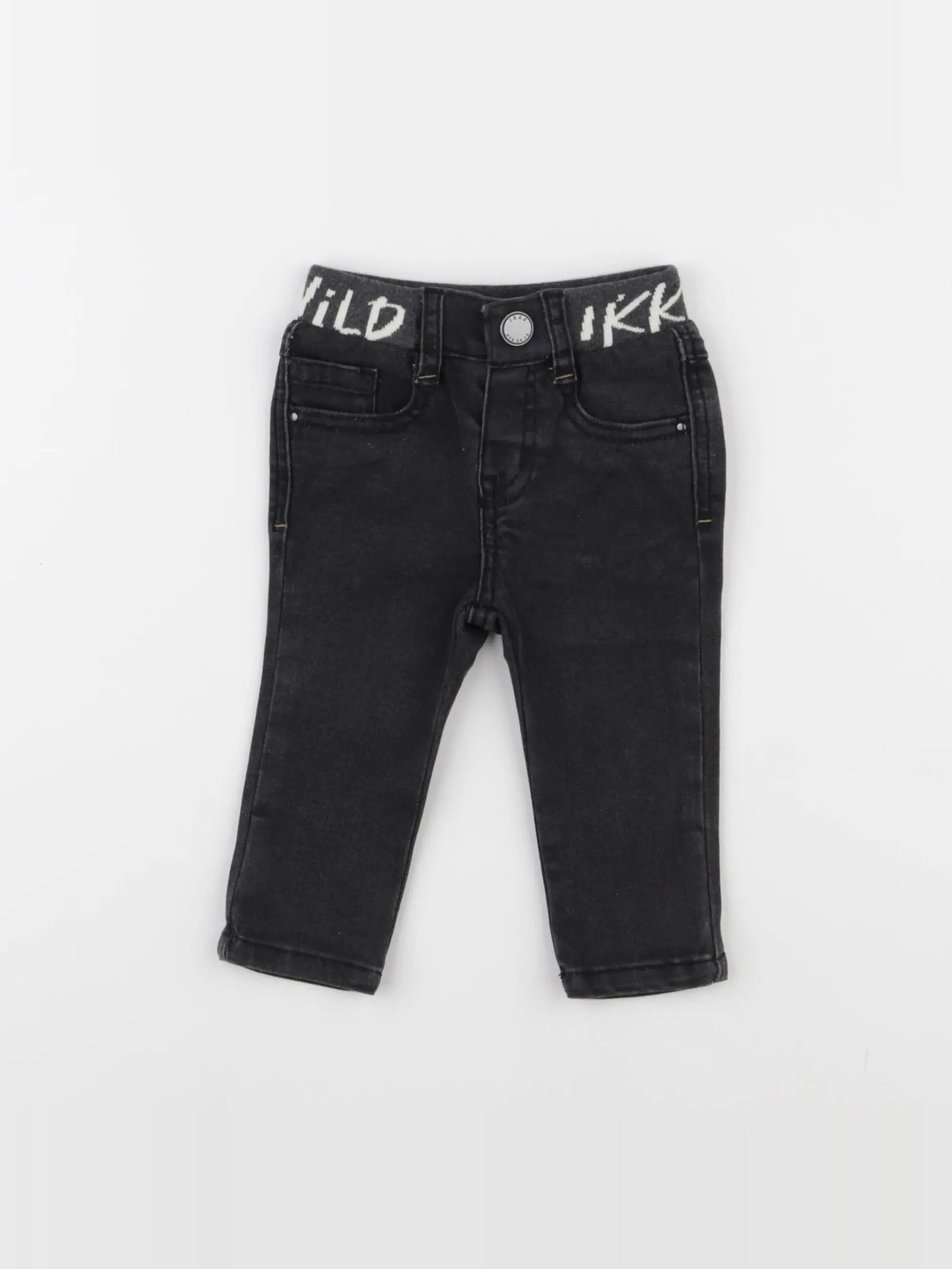 IKKS - jean gris - 6 mois