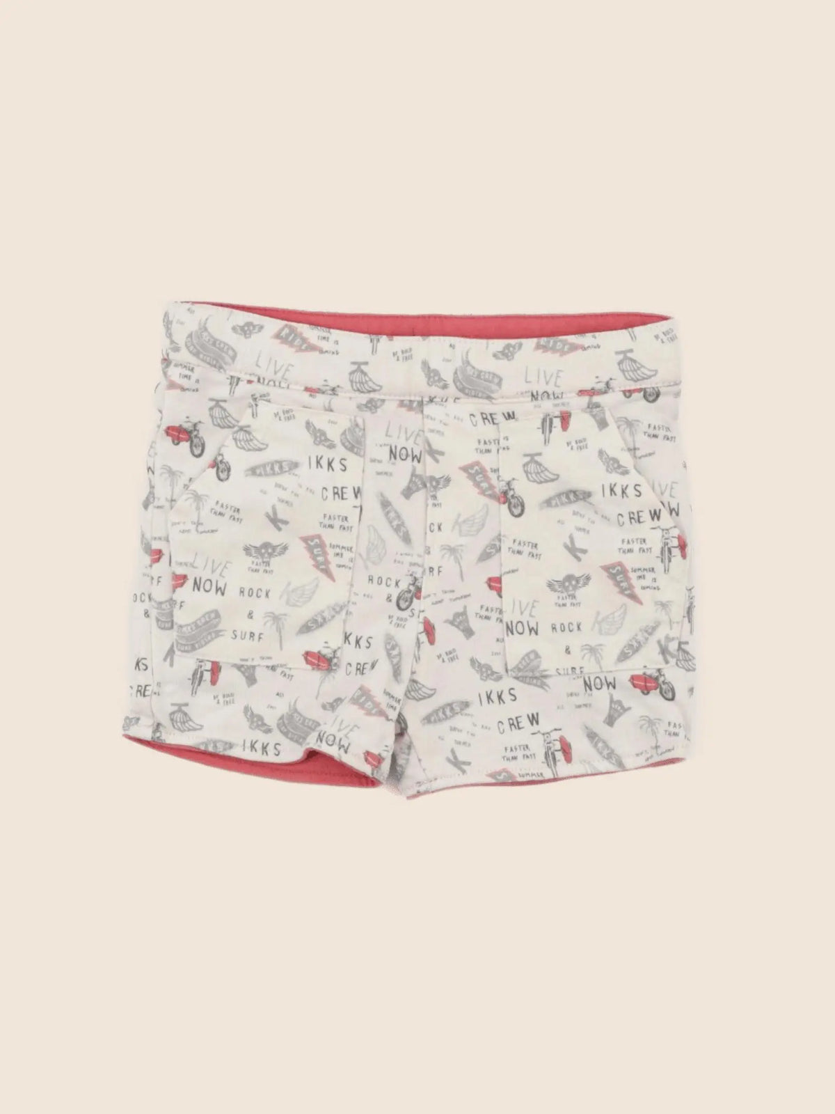 IKKS - short réversible rose - 6 mois