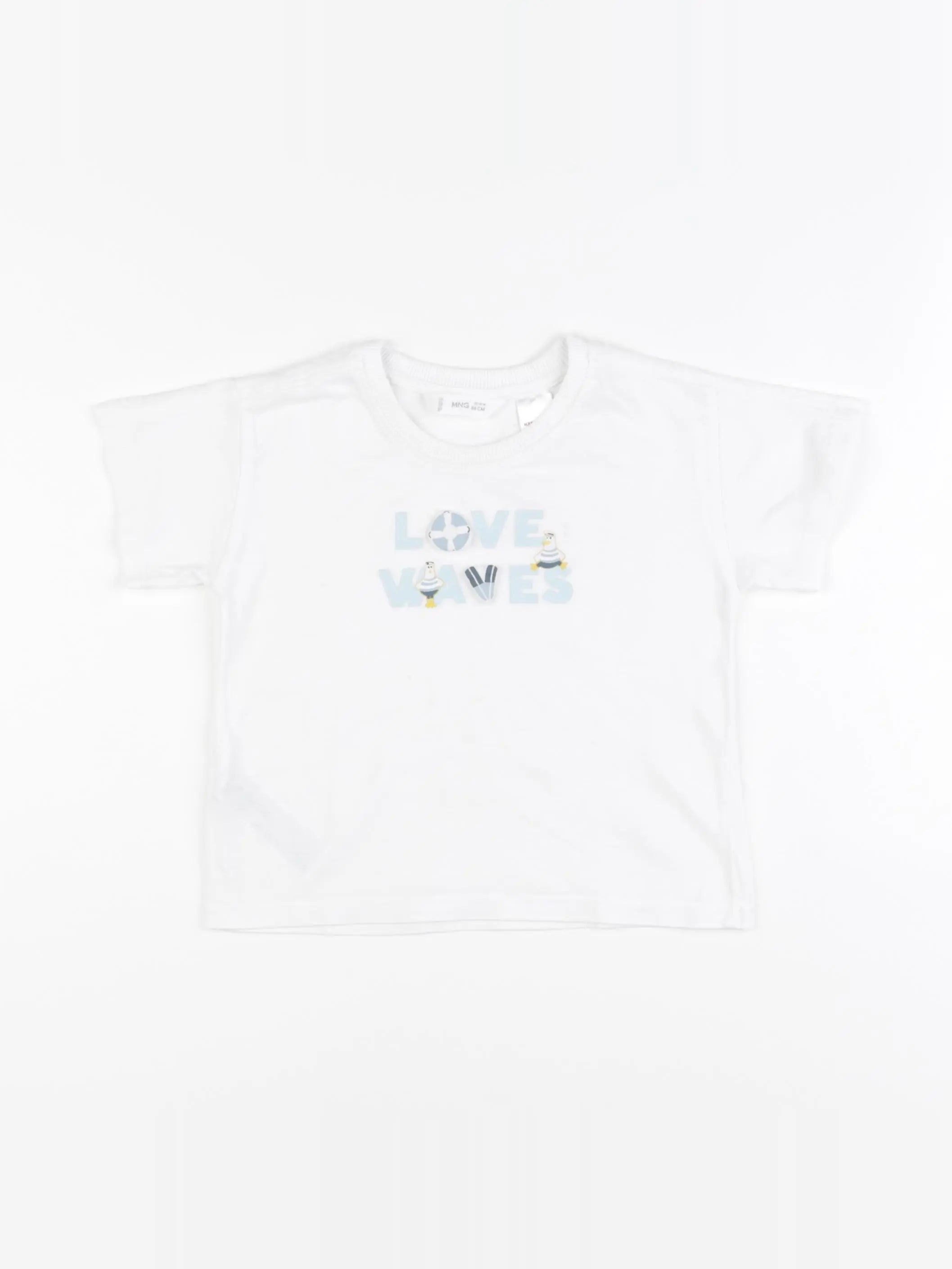 Mango - tee-shirt blanc - 12/18 mois