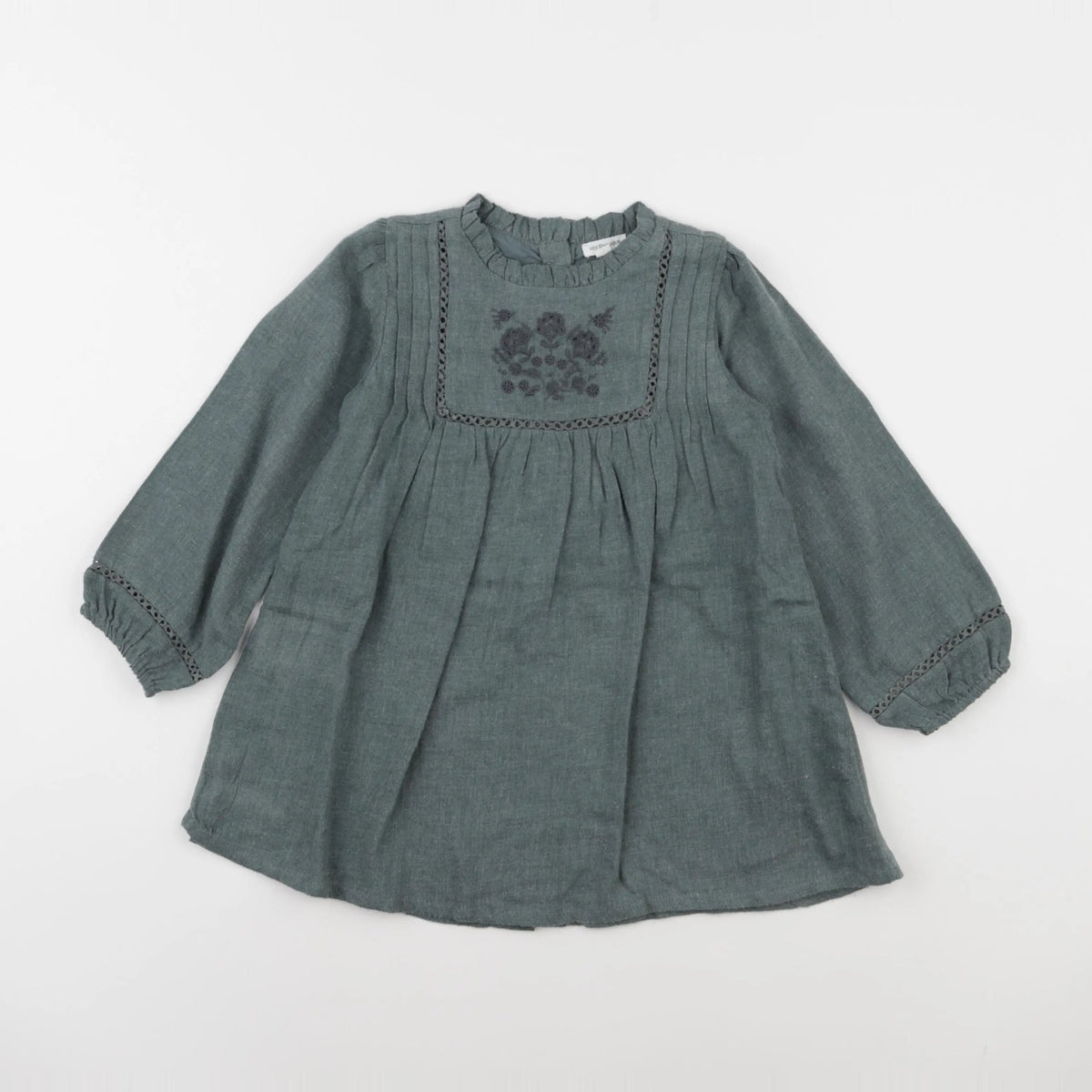 Vertbaudet - robe vert - 3 ans