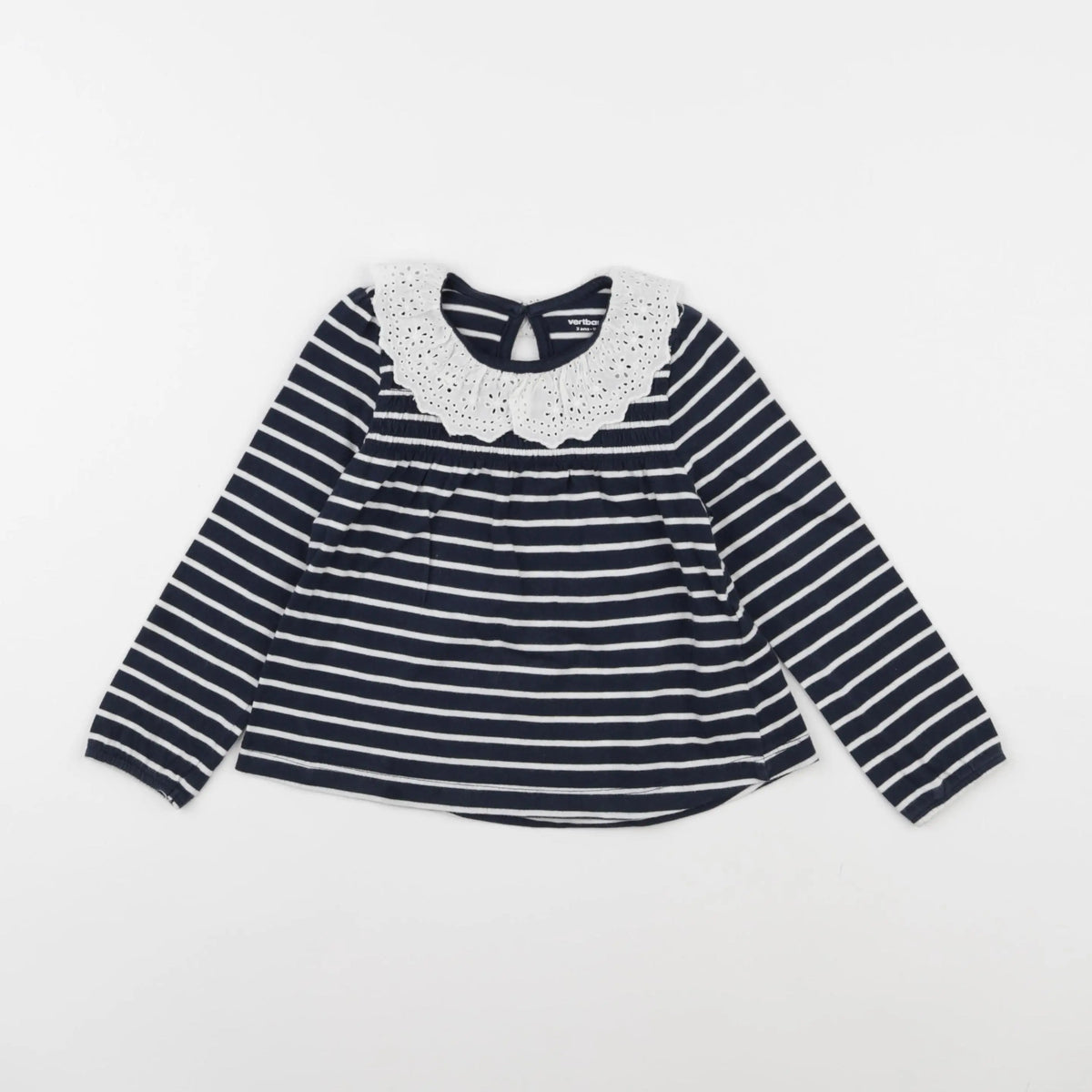 Vertbaudet - tee-shirt bleu - 3 ans