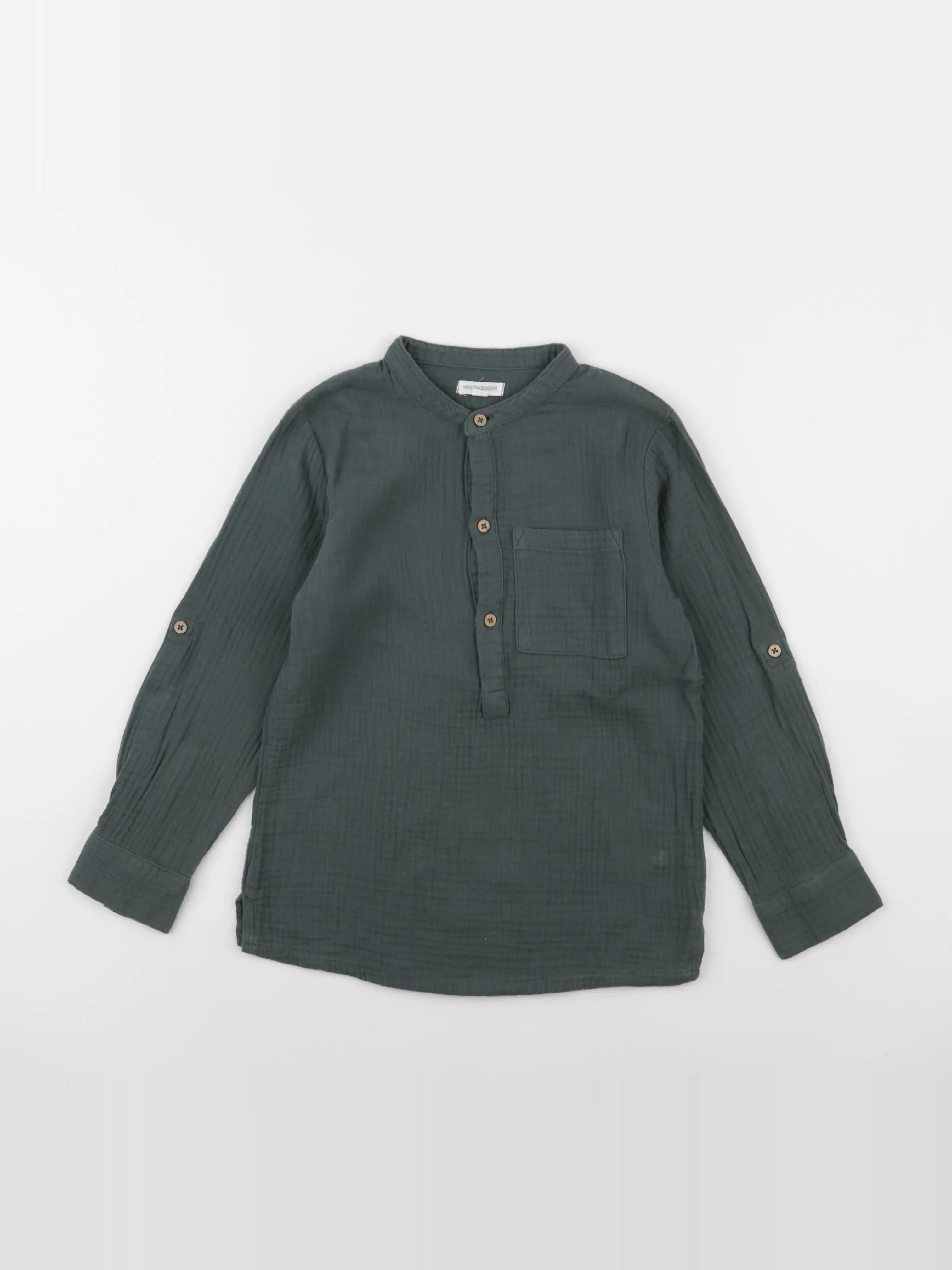 Vertbaudet - blouse vert - 8 ans
