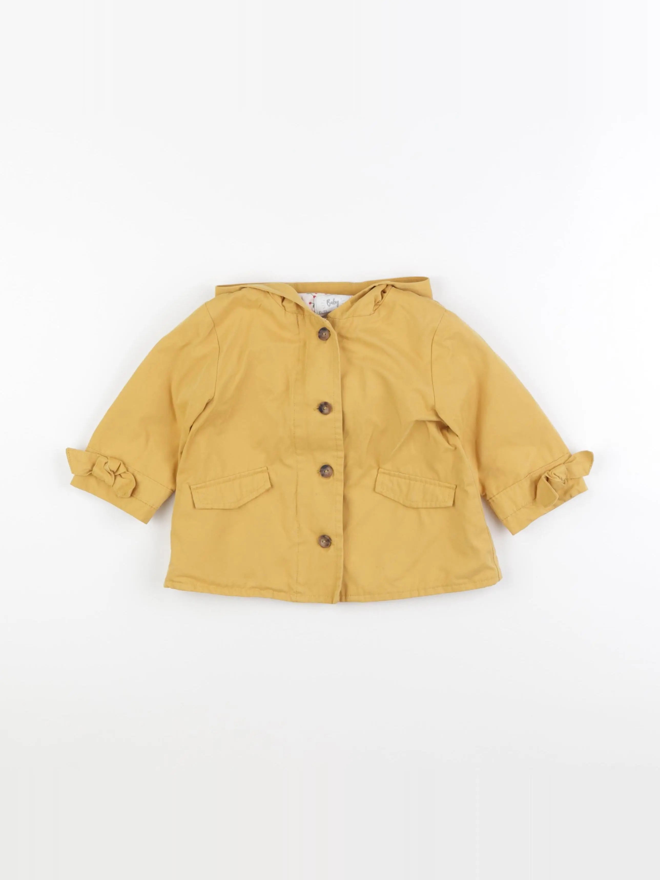 Vertbaudet - parka jaune - 12 mois