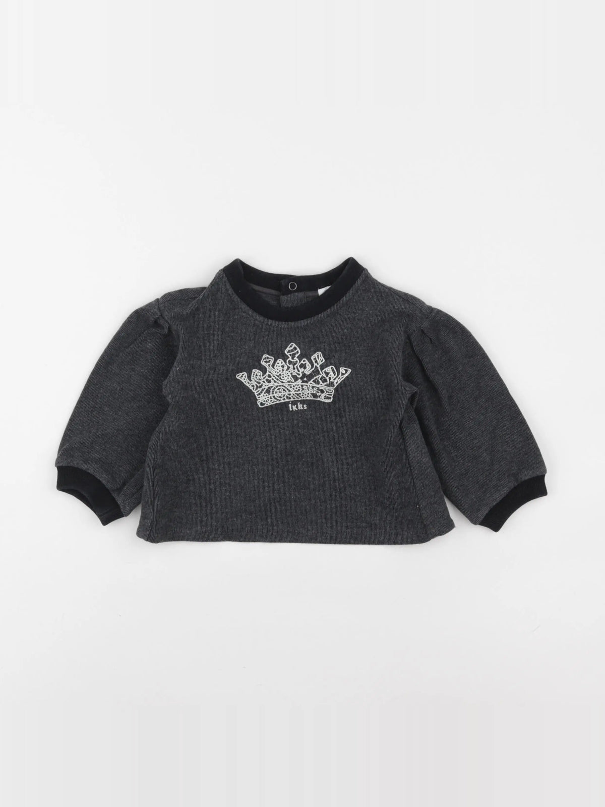 IKKS - sweat gris - 18 mois