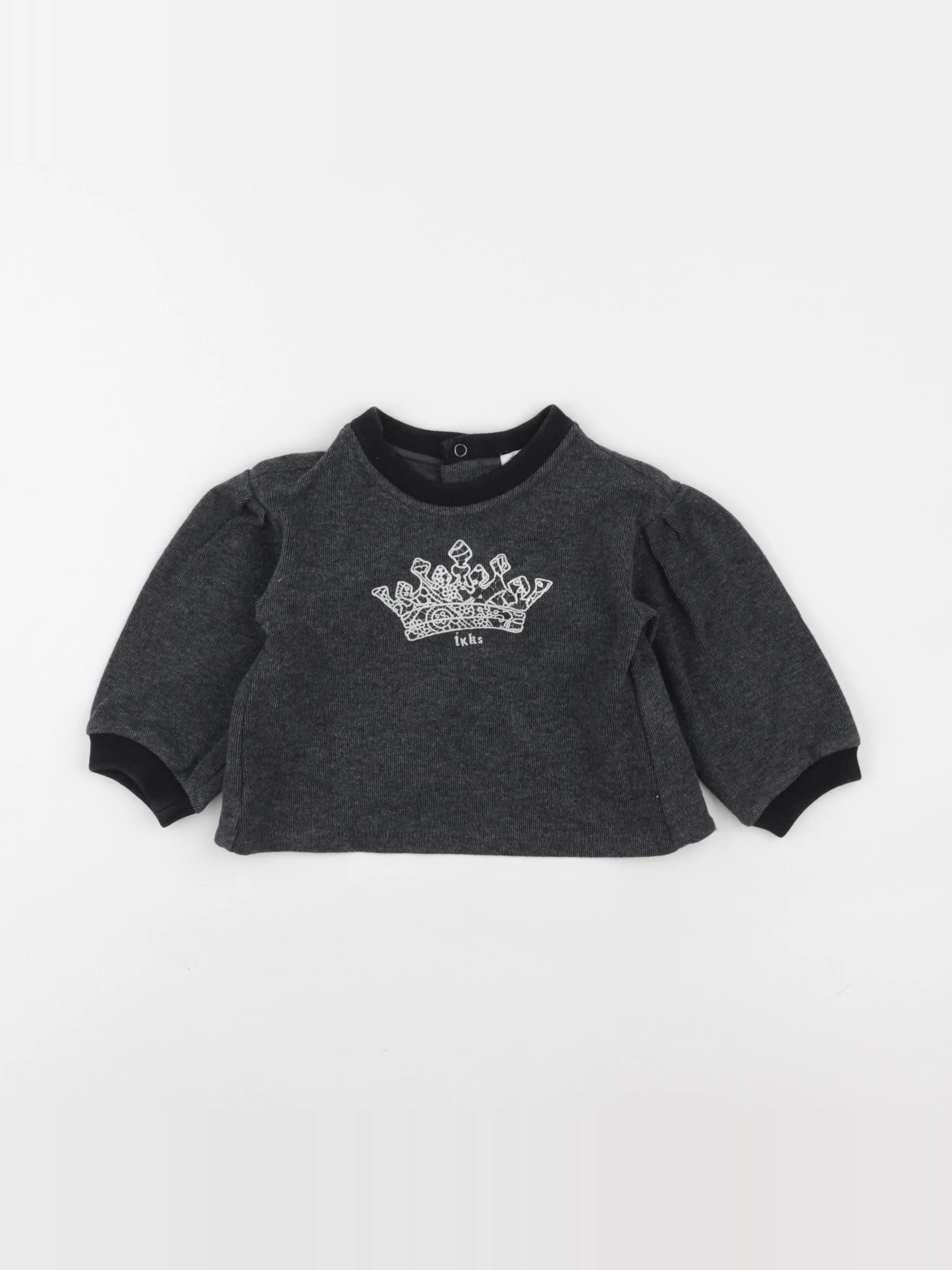IKKS - sweat gris - 18 mois