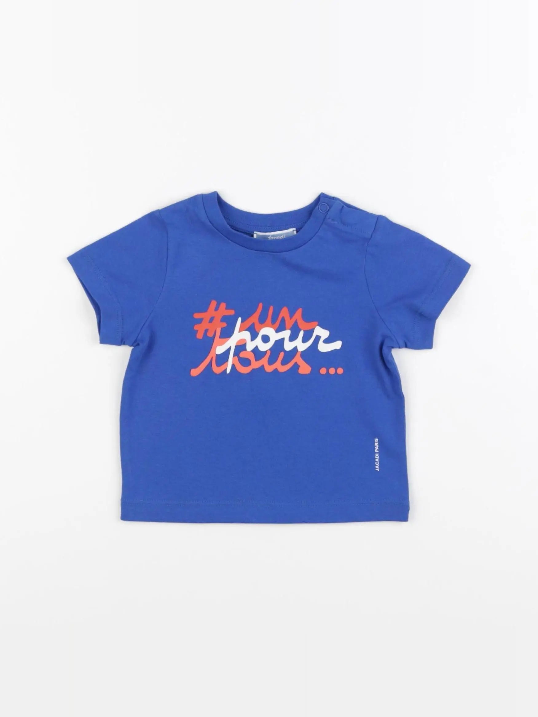 Jacadi - tee-shirt bleu - 6 mois