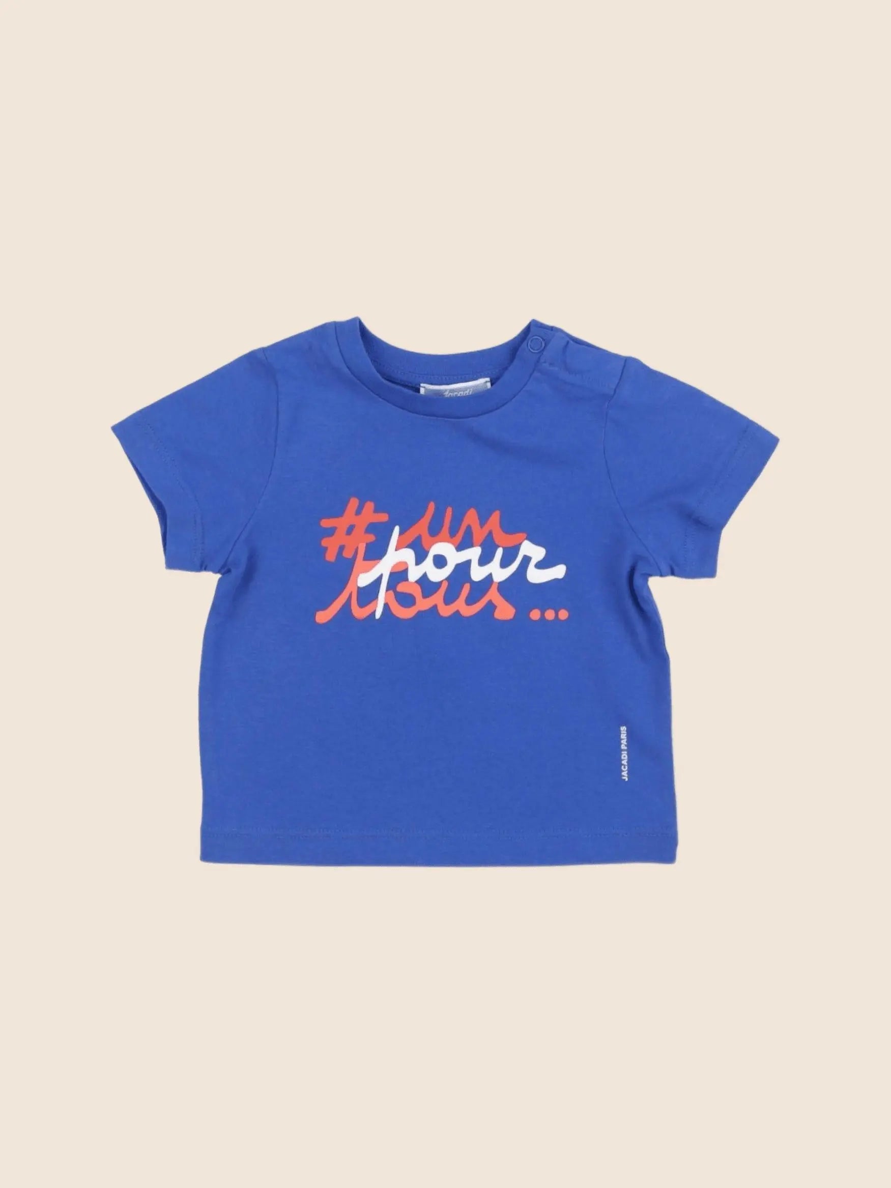 Jacadi - tee-shirt bleu - 6 mois
