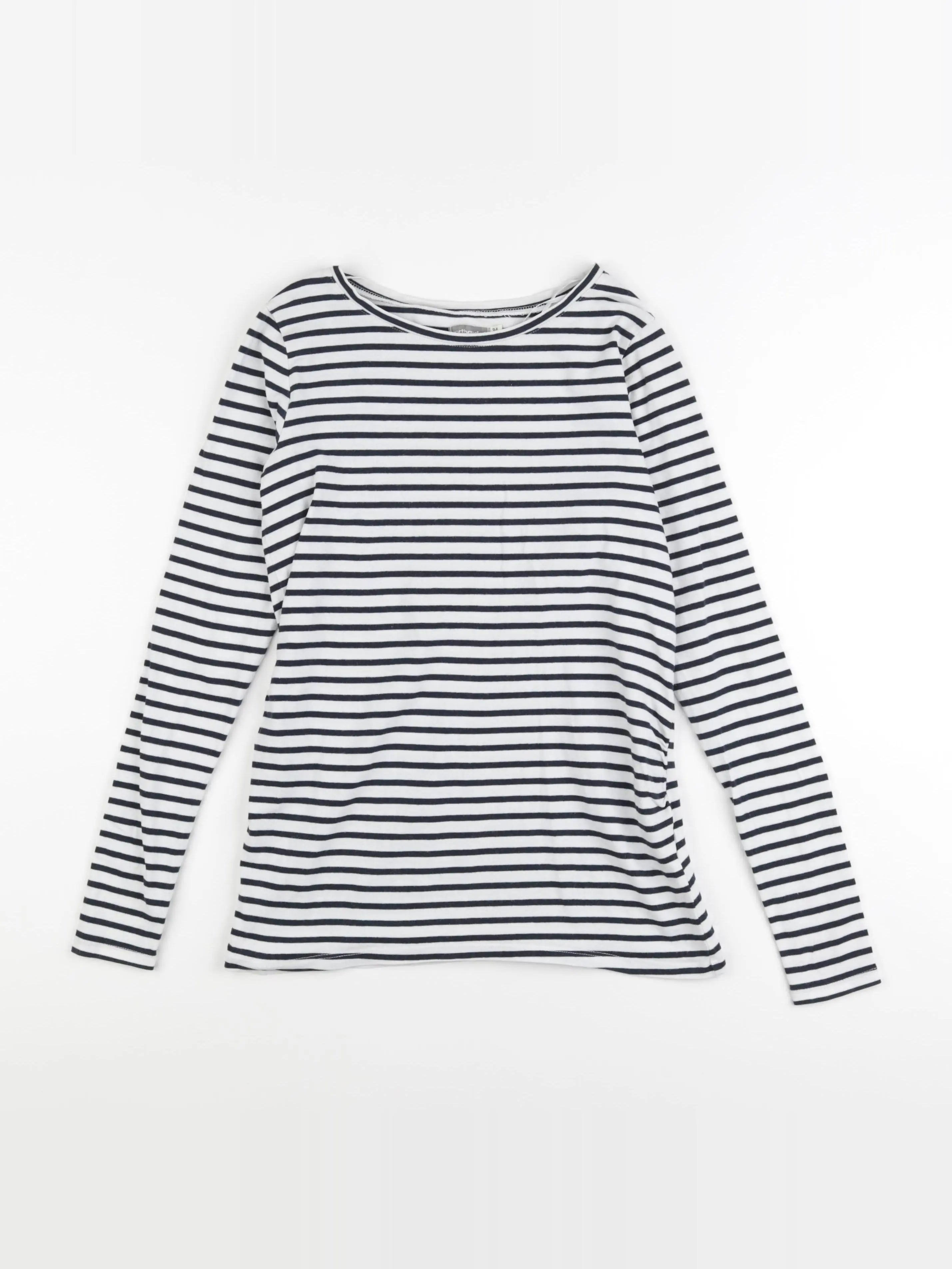 Vertbaudet - tee-shirt grossesse blanc, bleu - 34 à 36