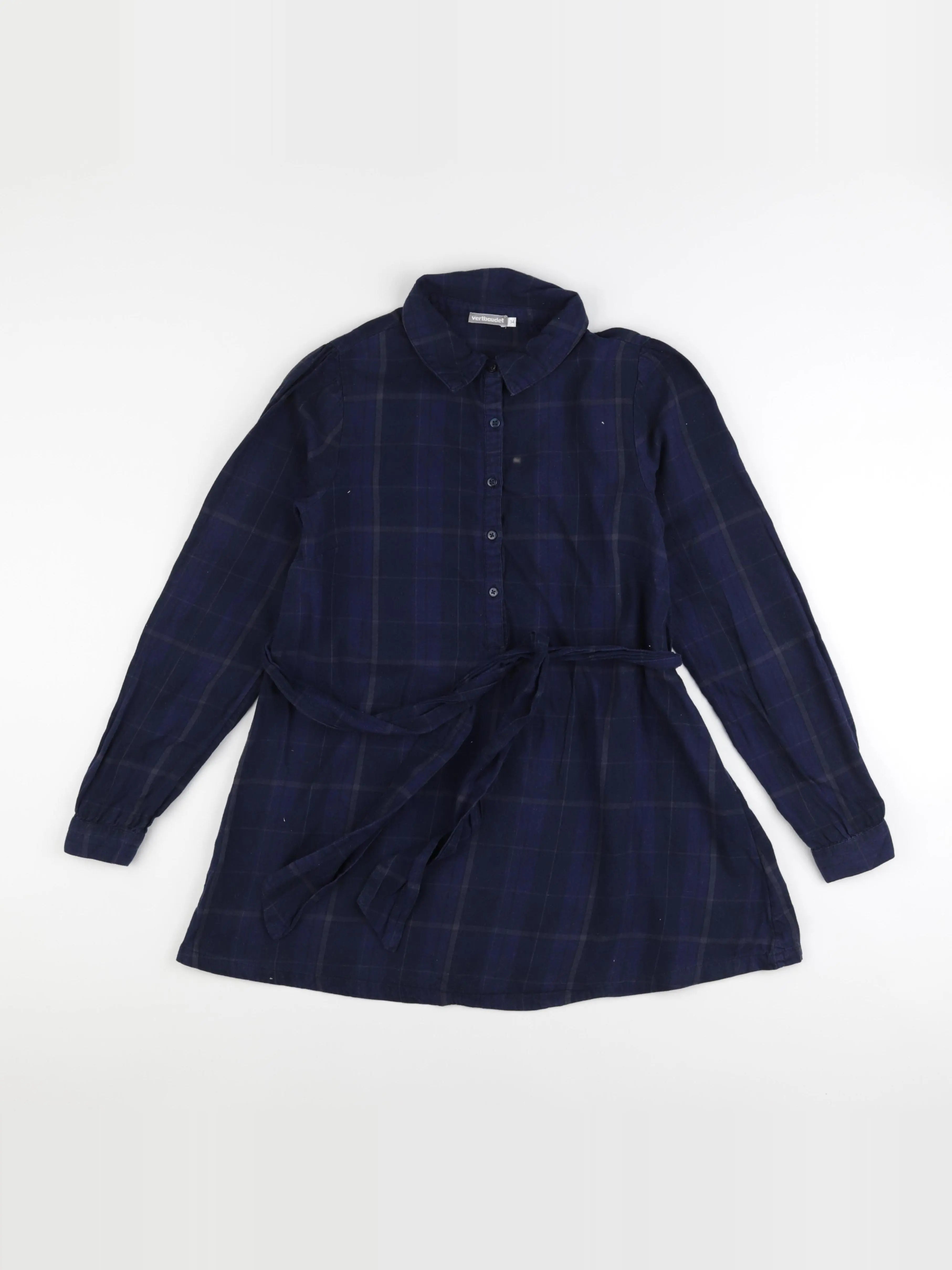 Vertbaudet - robe grossesse, allaitement bleu - 34