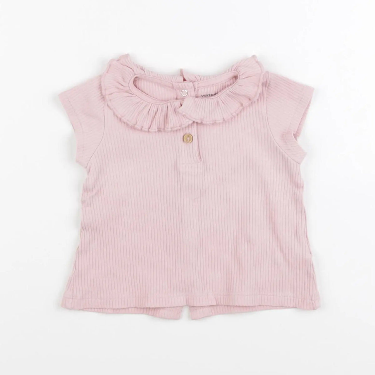 Vertbaudet - tee-shirt rose - 9 mois