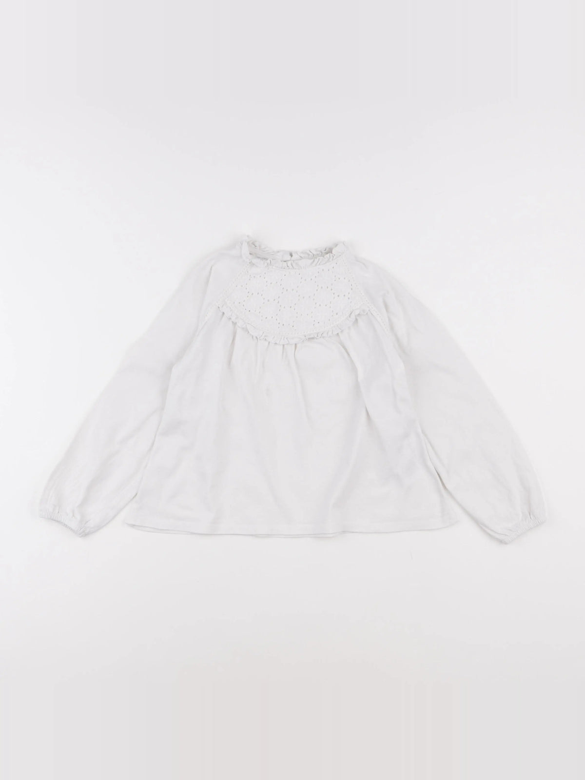 Vertbaudet - tee-shirt blanc - 6 ans