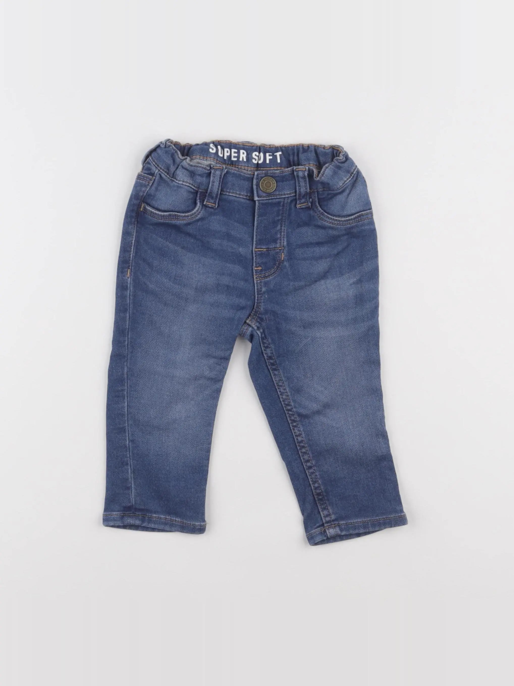 H&M - jean bleu - 6/9 mois