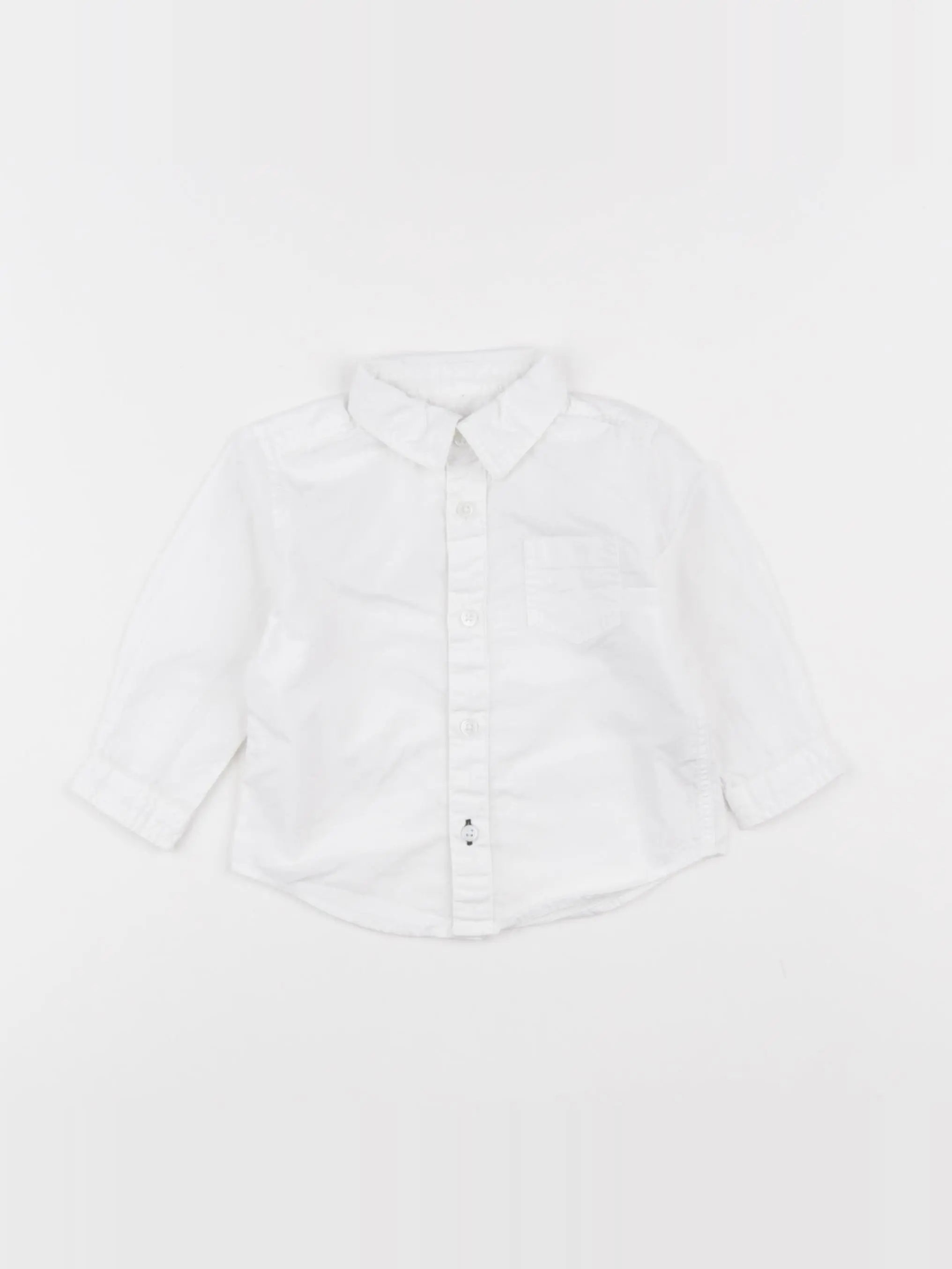 Boutchou - chemise blanc - 6 mois