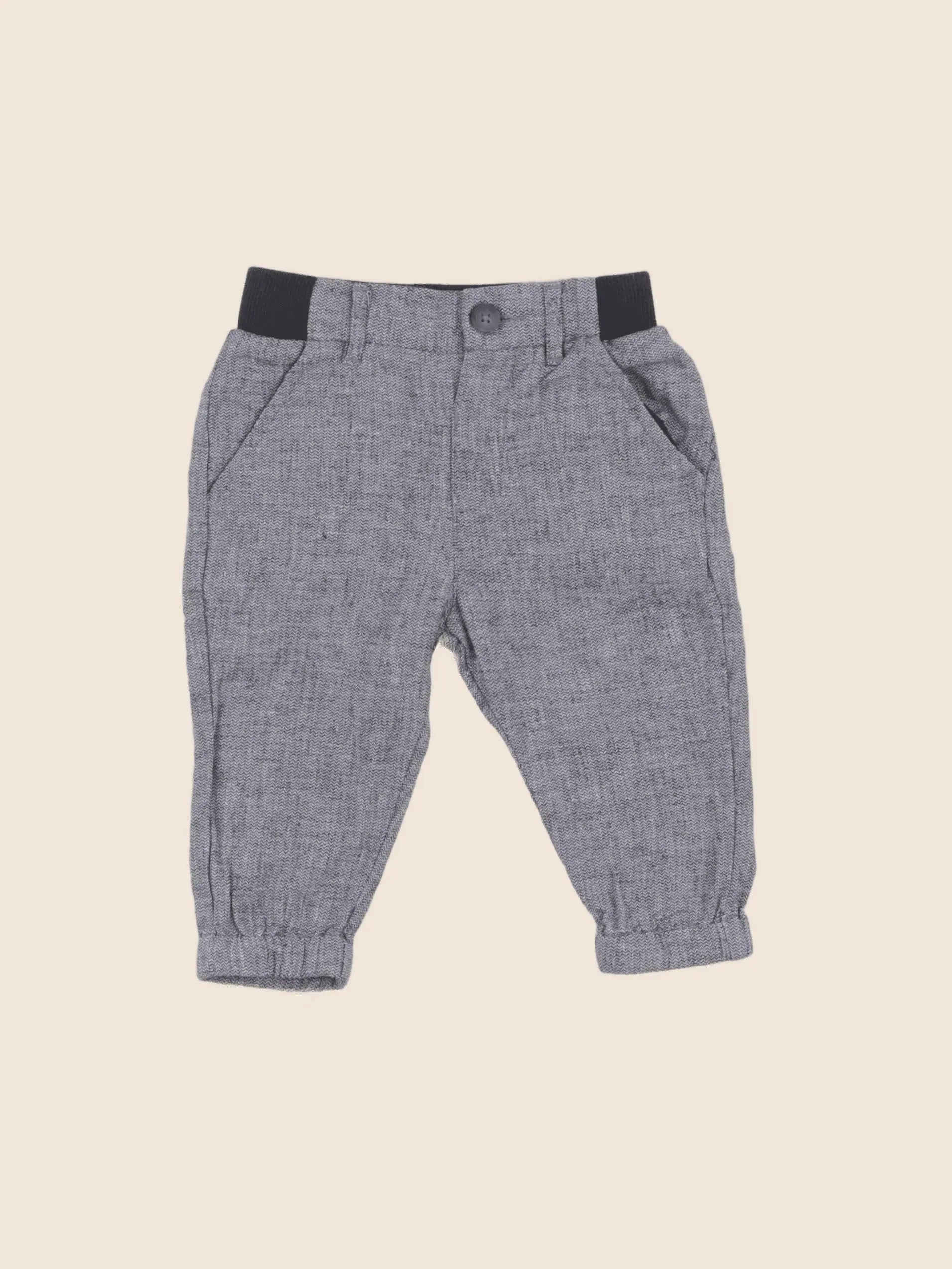 Boutchou - pantalon bleu - 6 mois