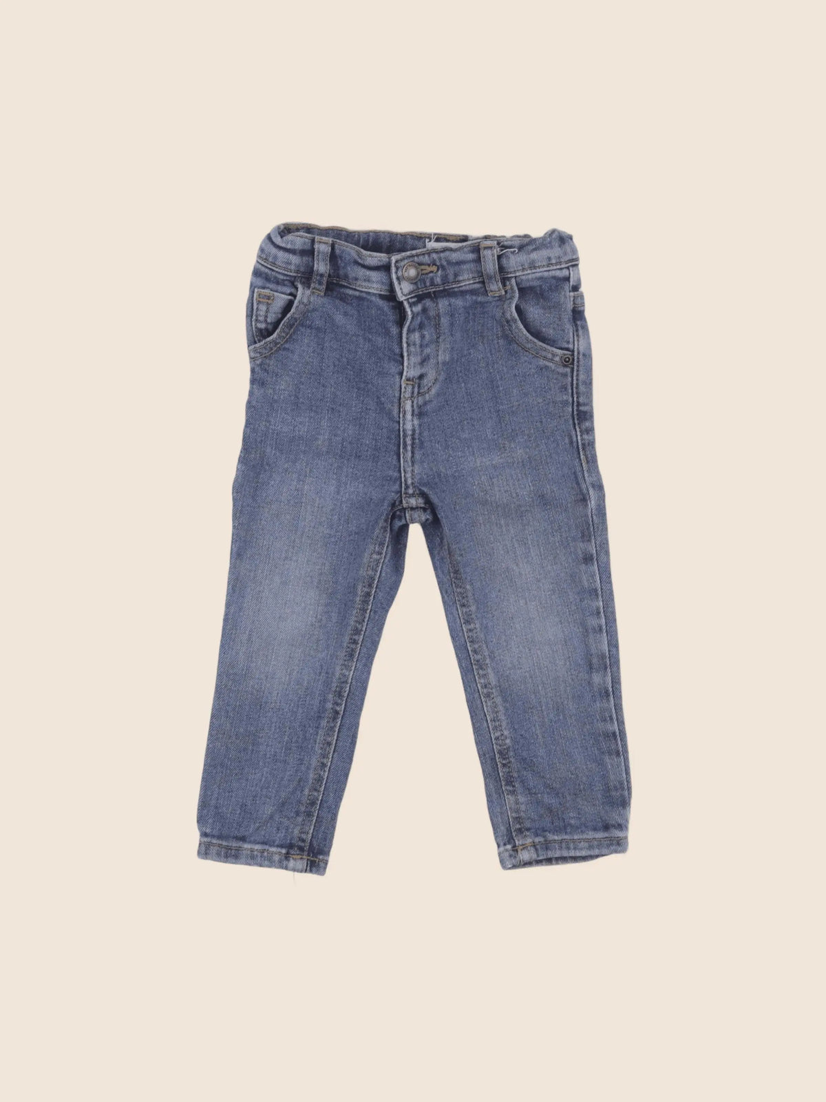 Vertbaudet - jean bleu - 12 mois