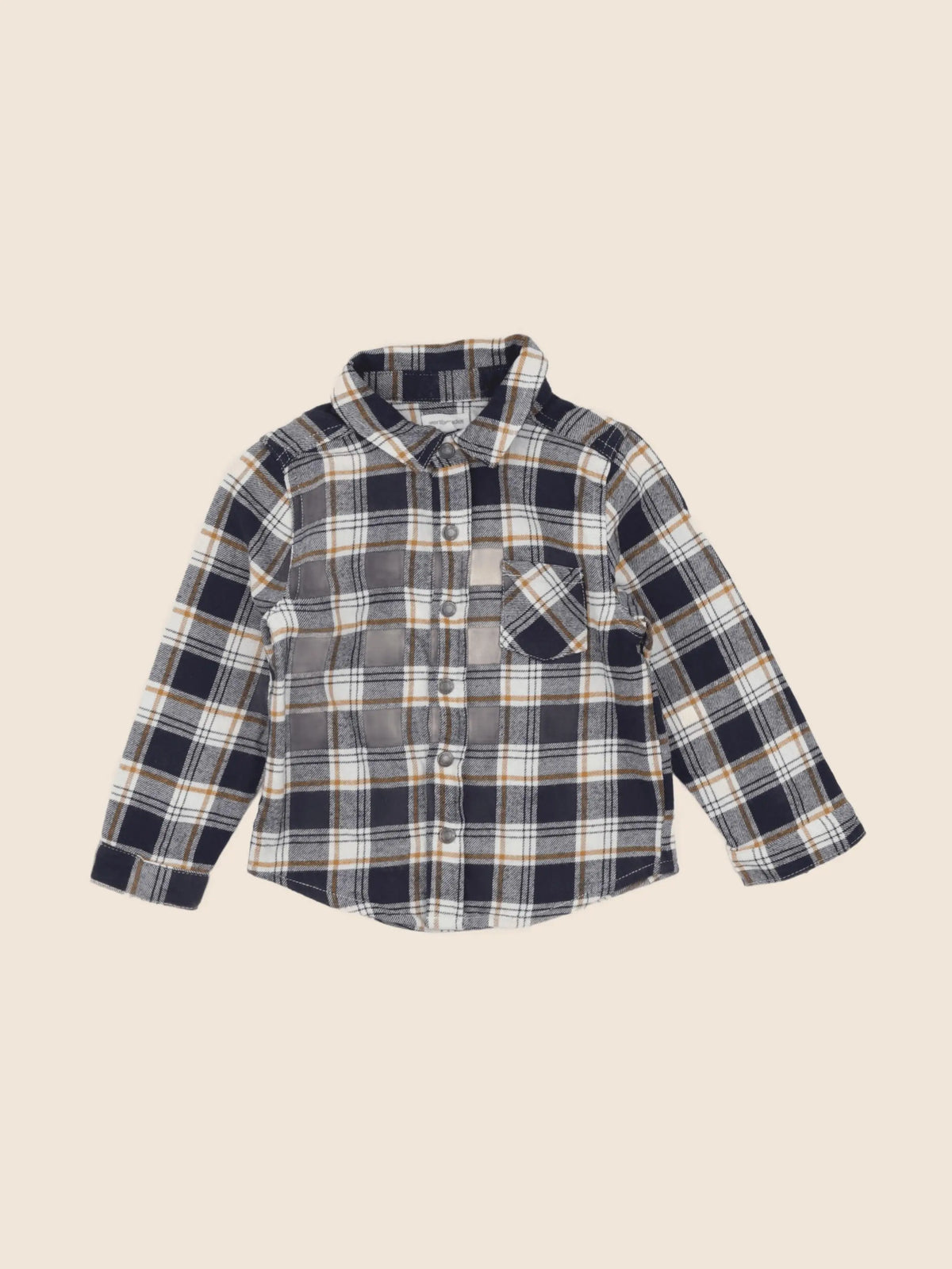 Vertbaudet - chemise bleu - 24 mois