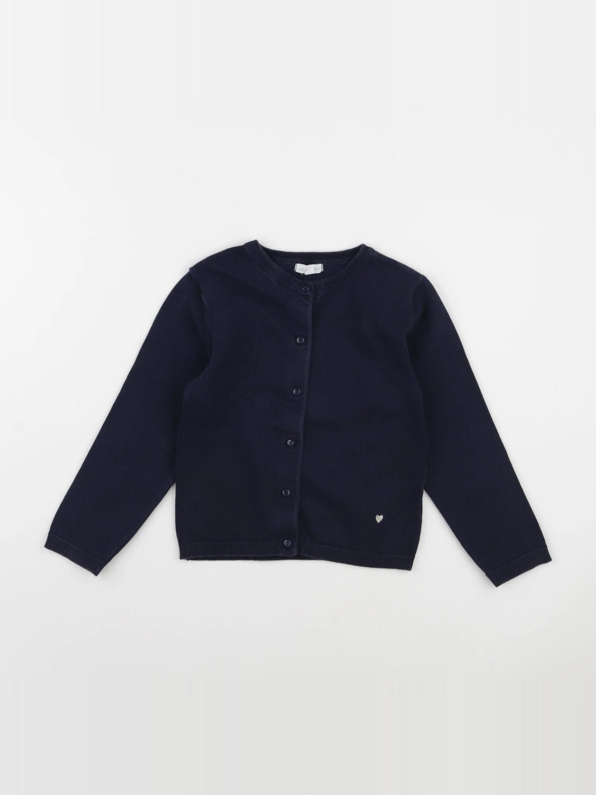 Vertbaudet - gilet bleu - 6 ans