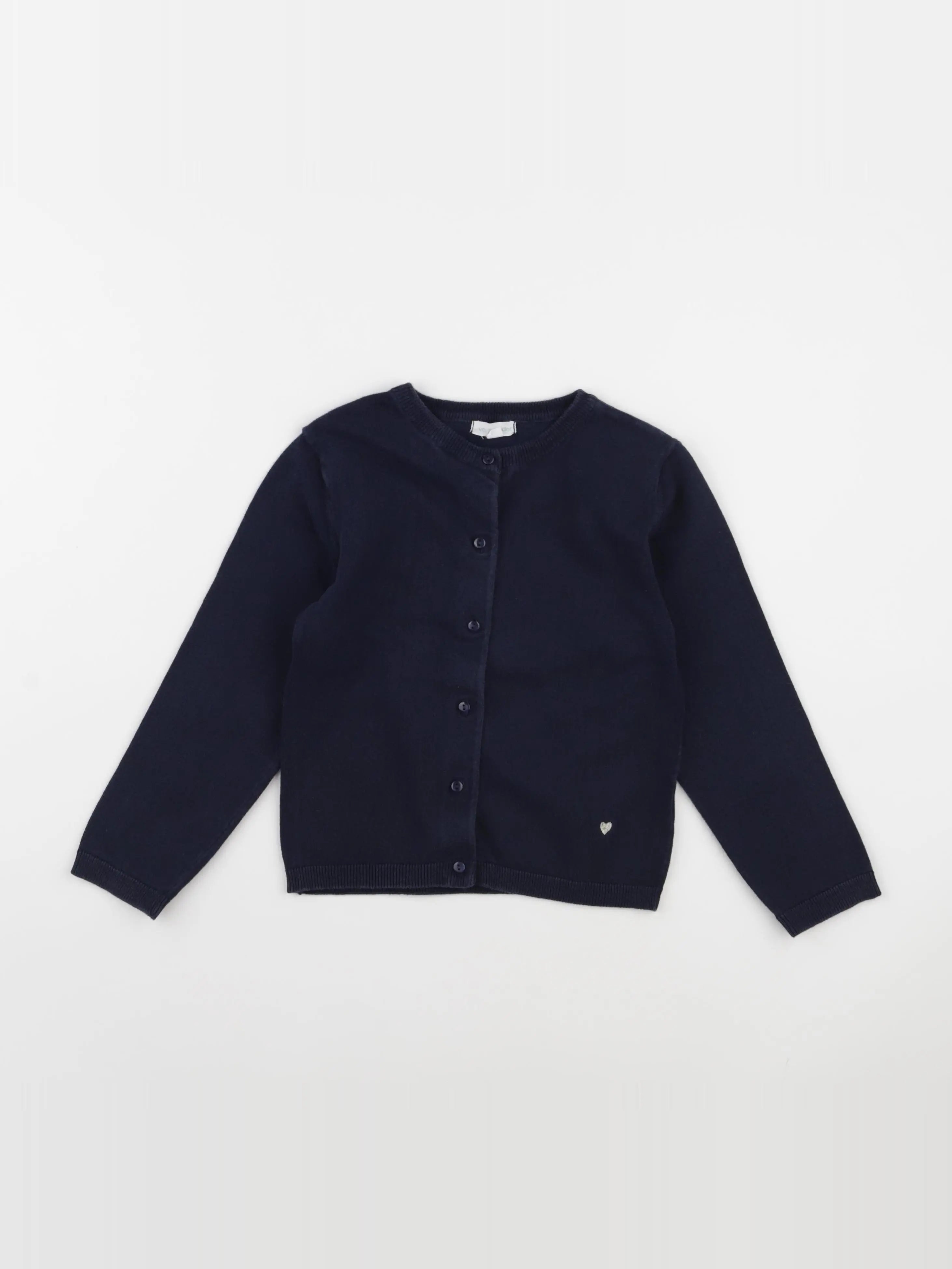 Vertbaudet - gilet bleu - 6 ans