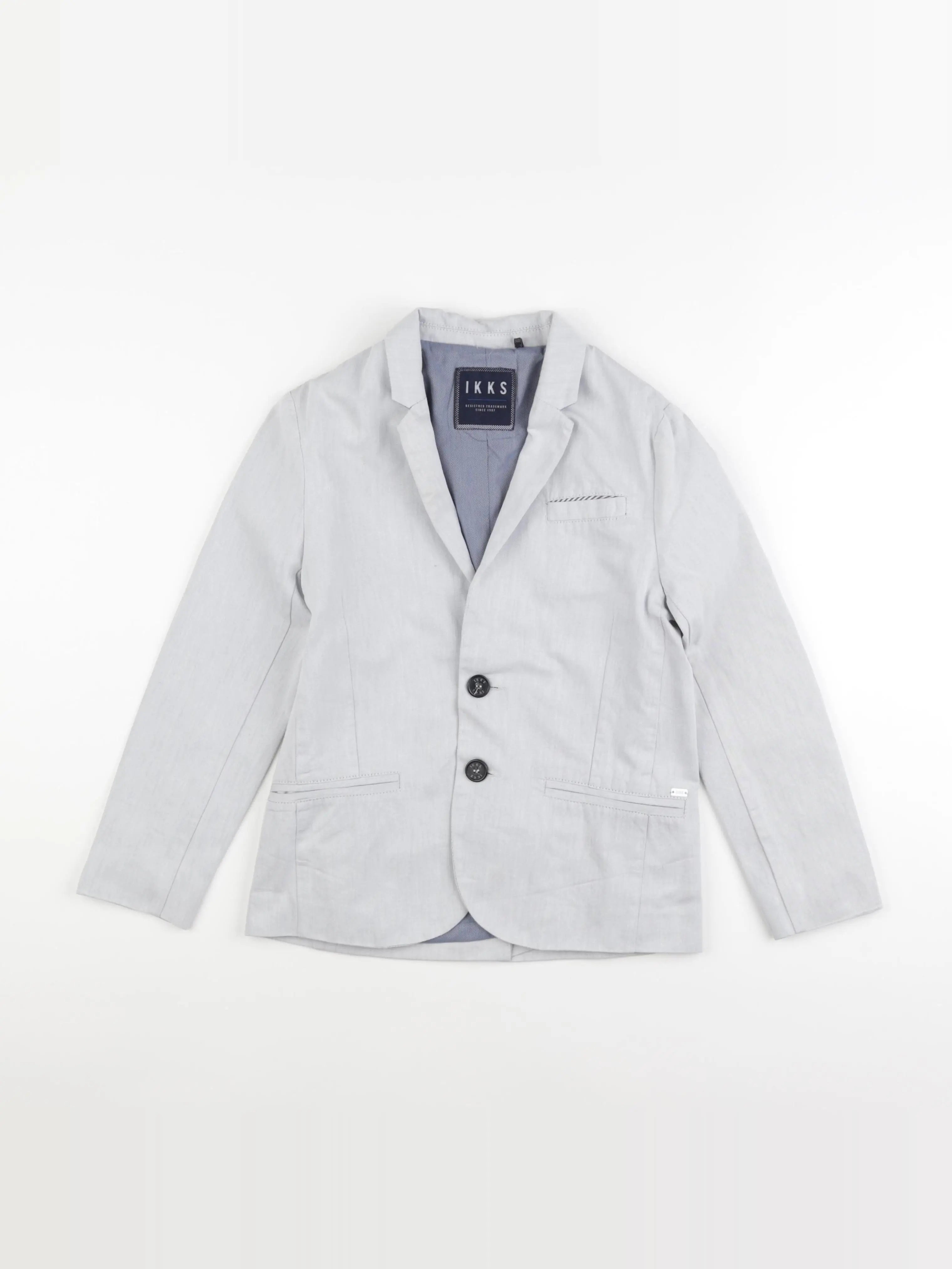 IKKS - veste gris - 10 ans