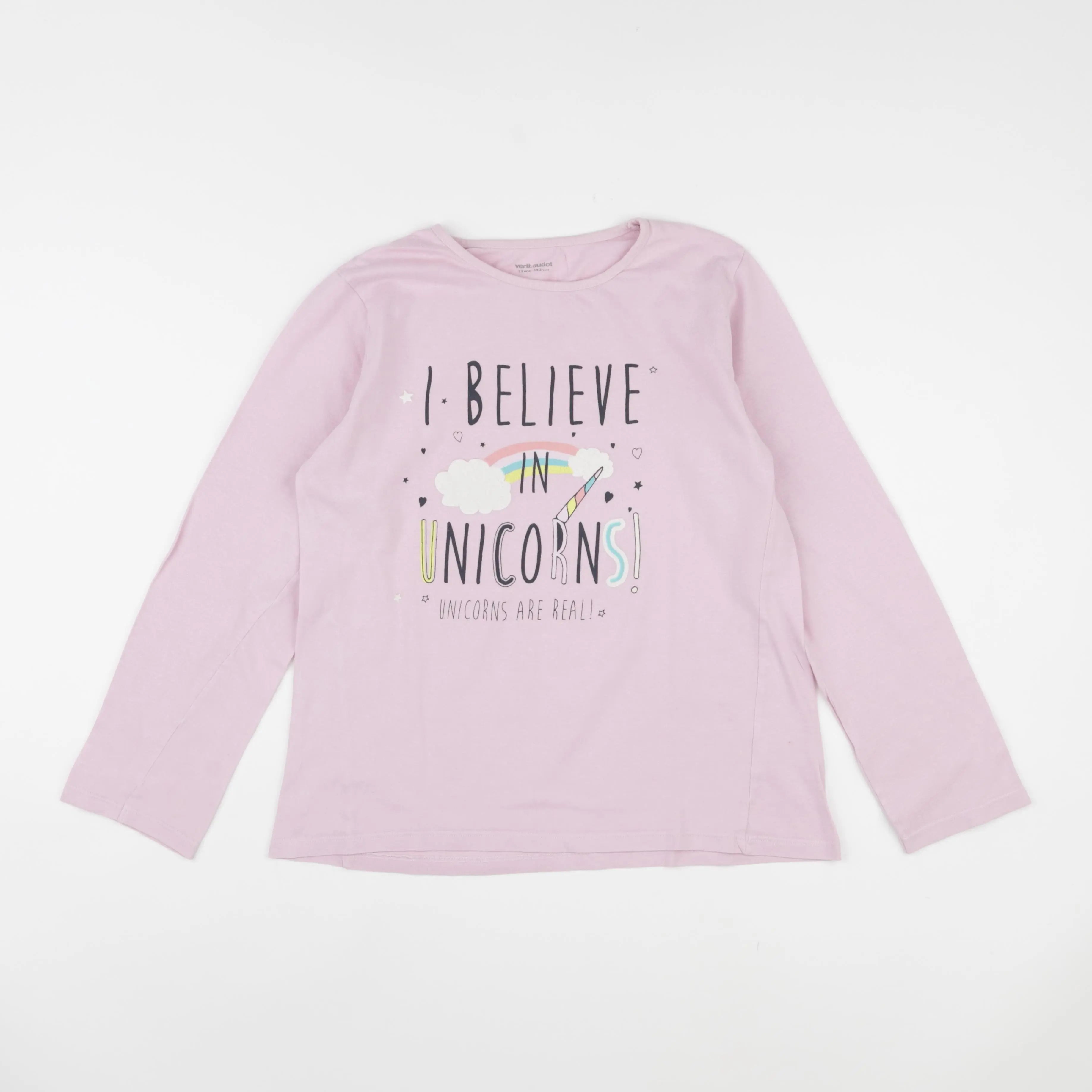 Vertbaudet - tee-shirt rose - 12 ans