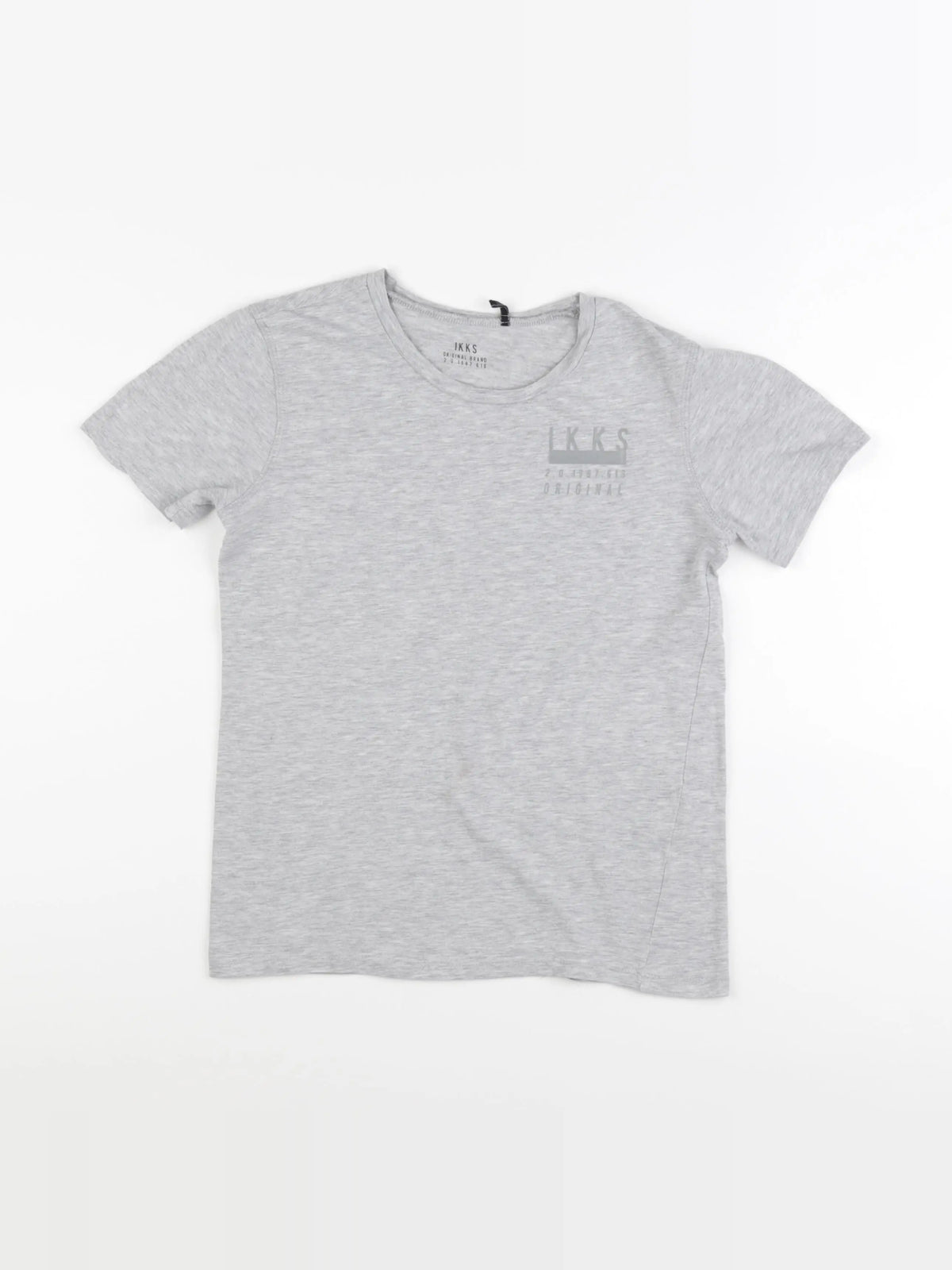 IKKS - tee-shirt gris - 10 ans
