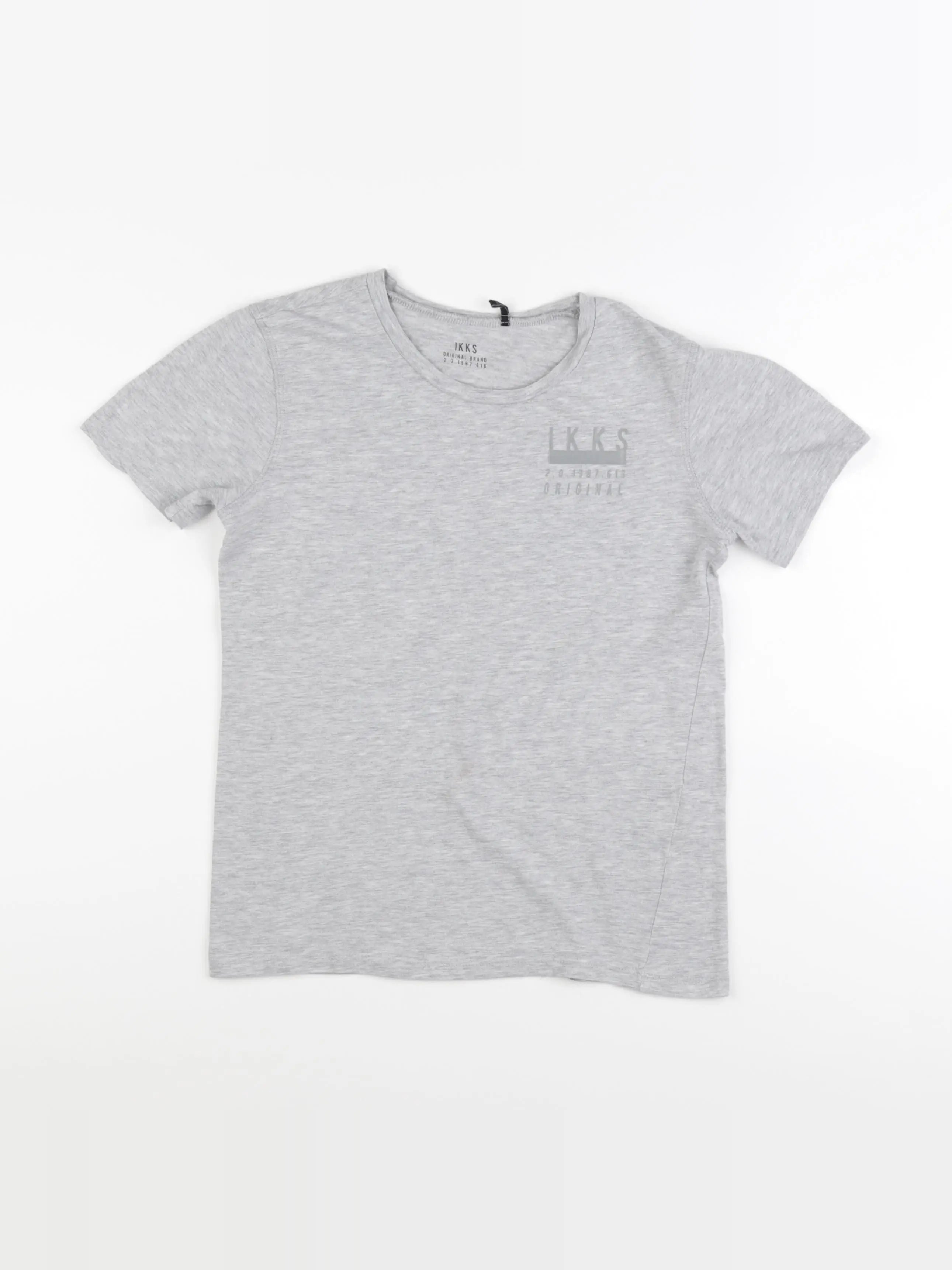 IKKS - tee-shirt gris - 10 ans