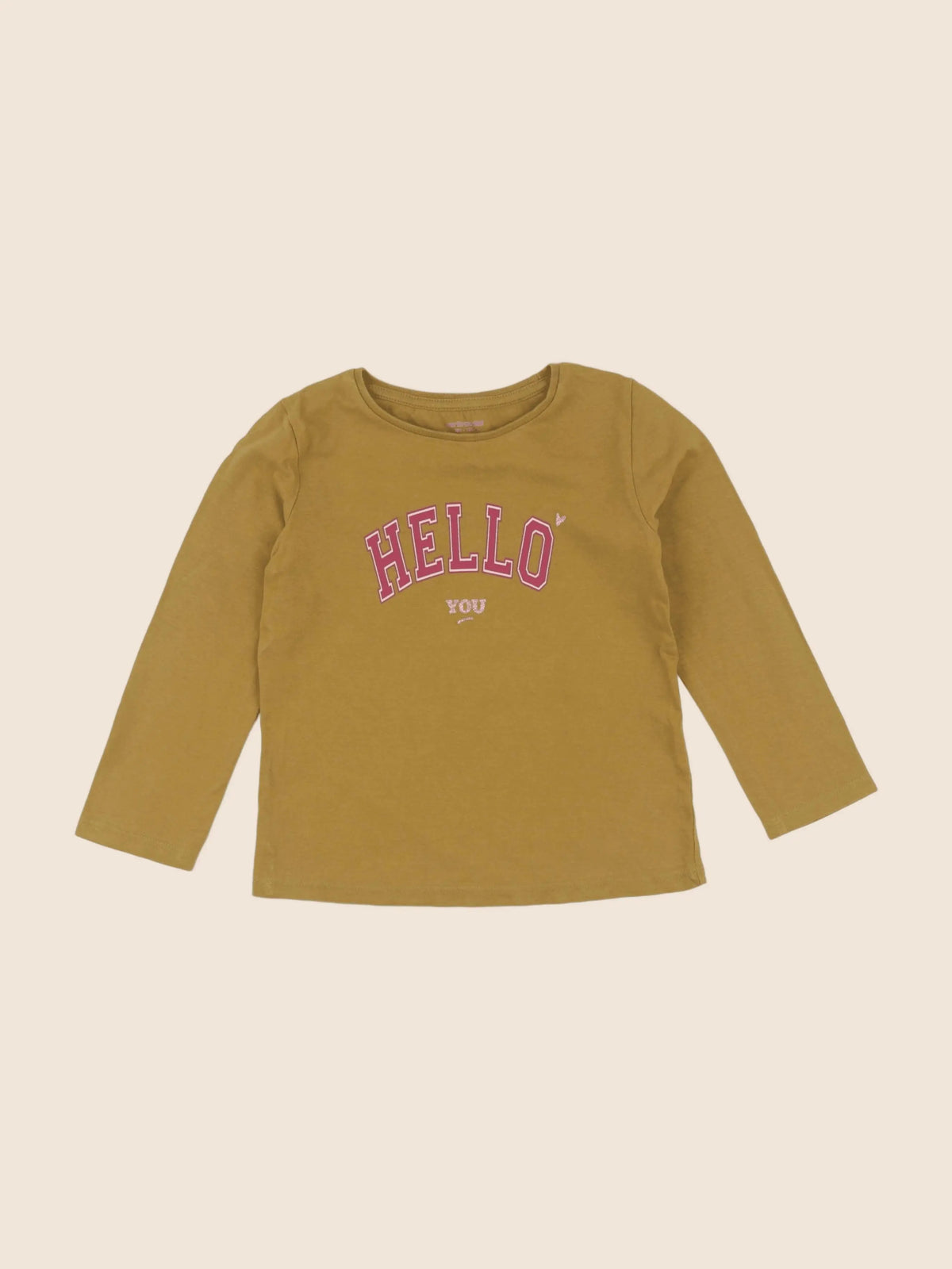 Vertbaudet - tee-shirt jaune - 4 ans