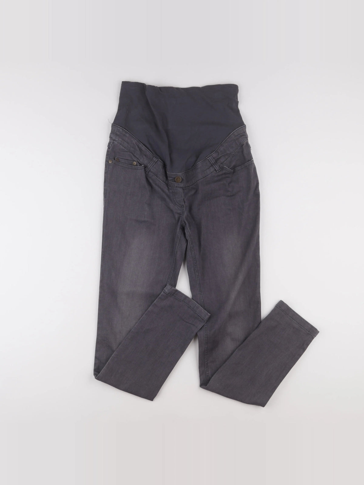 Vertbaudet - jean grossesse gris - 38