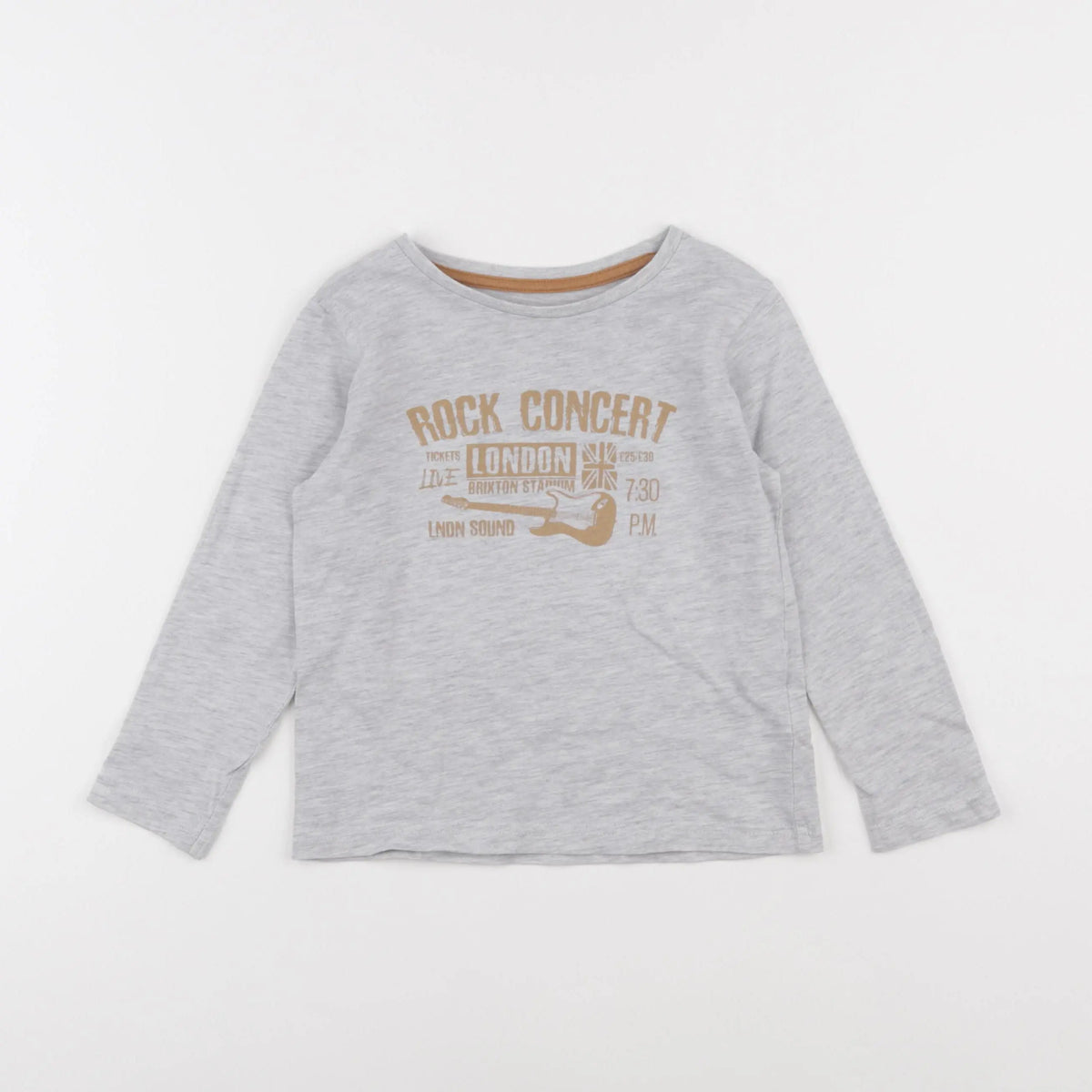 Vertbaudet - tee-shirt gris - 4 ans