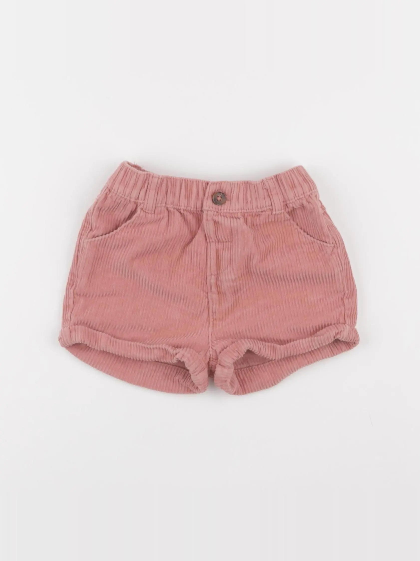 Vertbaudet - short rose - 12 mois