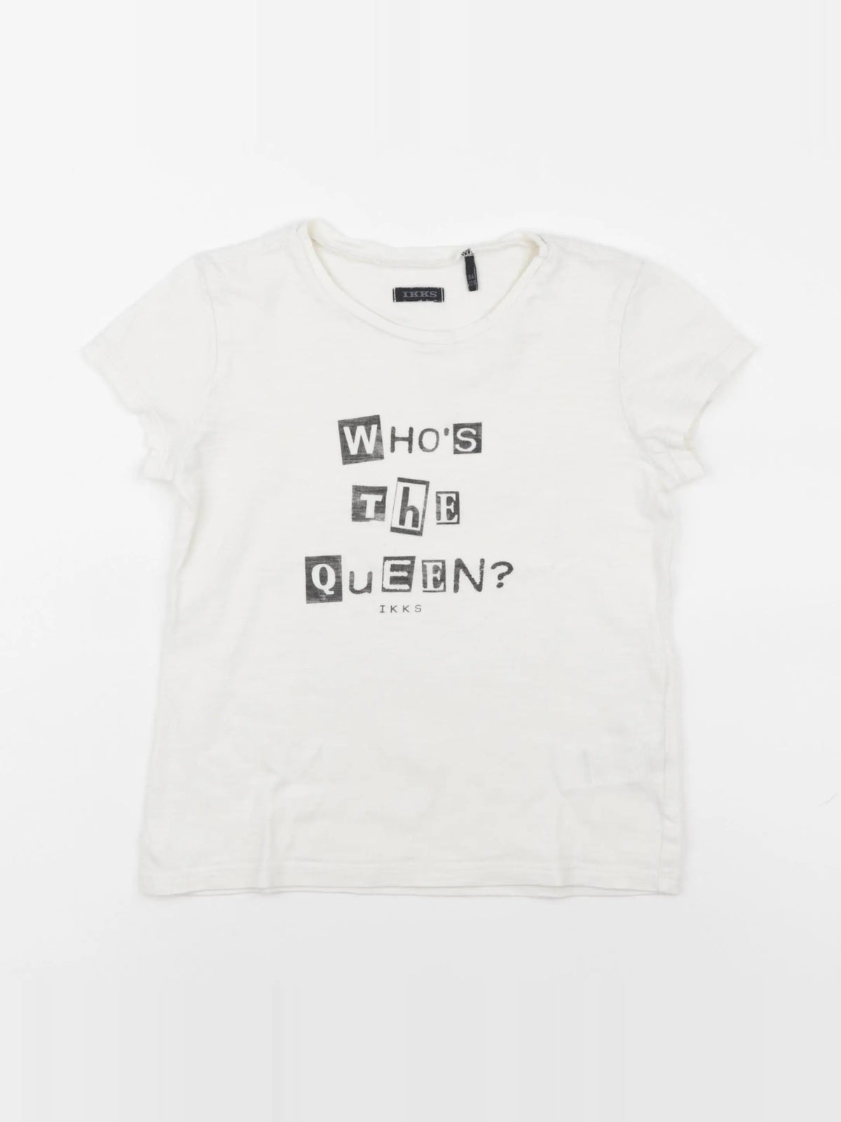 IKKS - tee-shirt beige - 8 ans