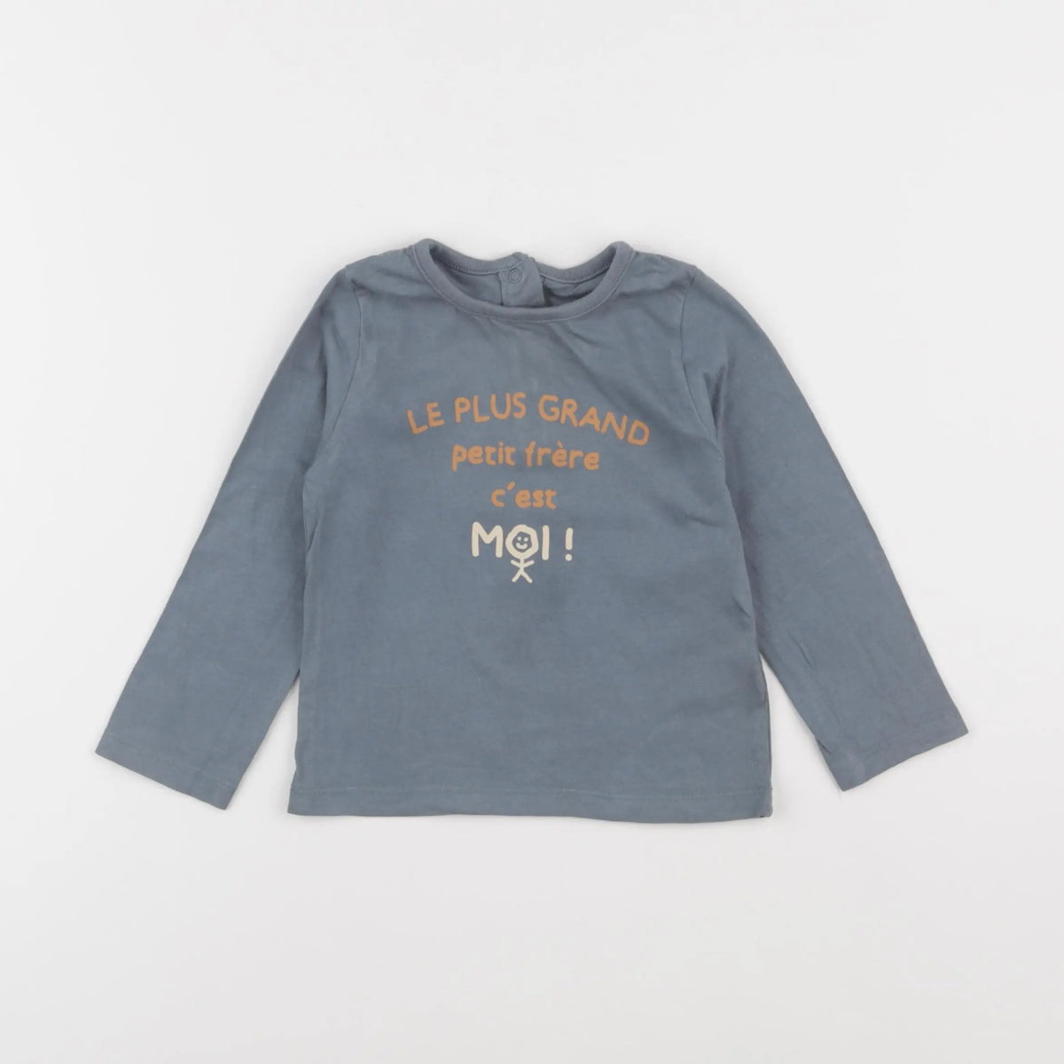 Vertbaudet - tee-shirt gris - 18 mois